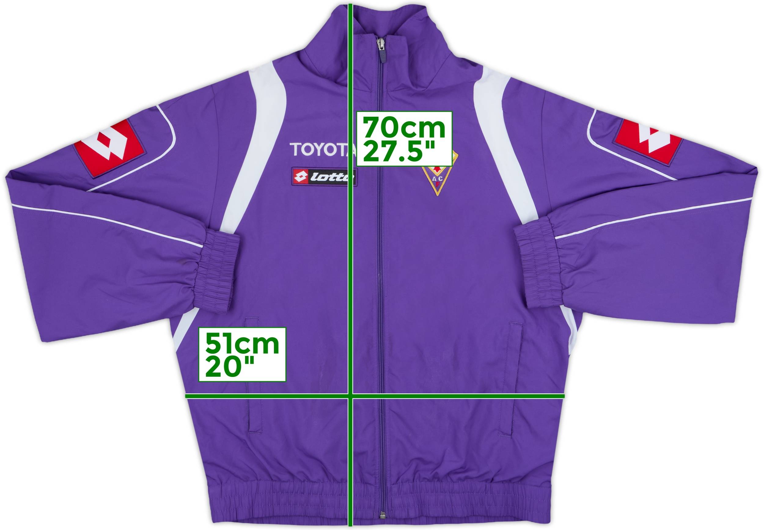 2006-07 Fiorentina Lotto Track Jacket - 7/10 - (M)
