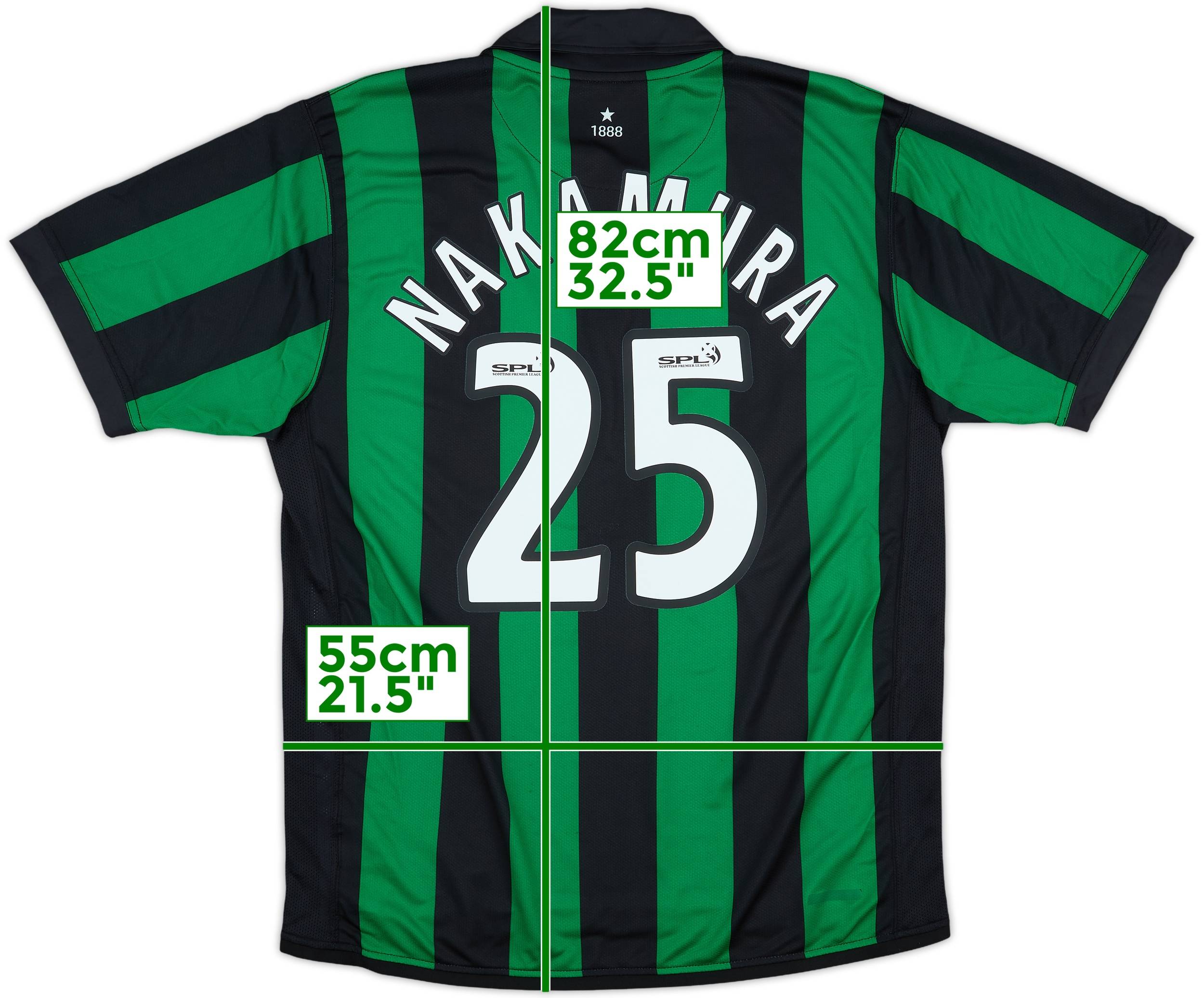 Celtic FC NAKAMURA 25番 シャツ ☆。「Celtic ユニフォーム NAKAMURA 25…中村俊輔」