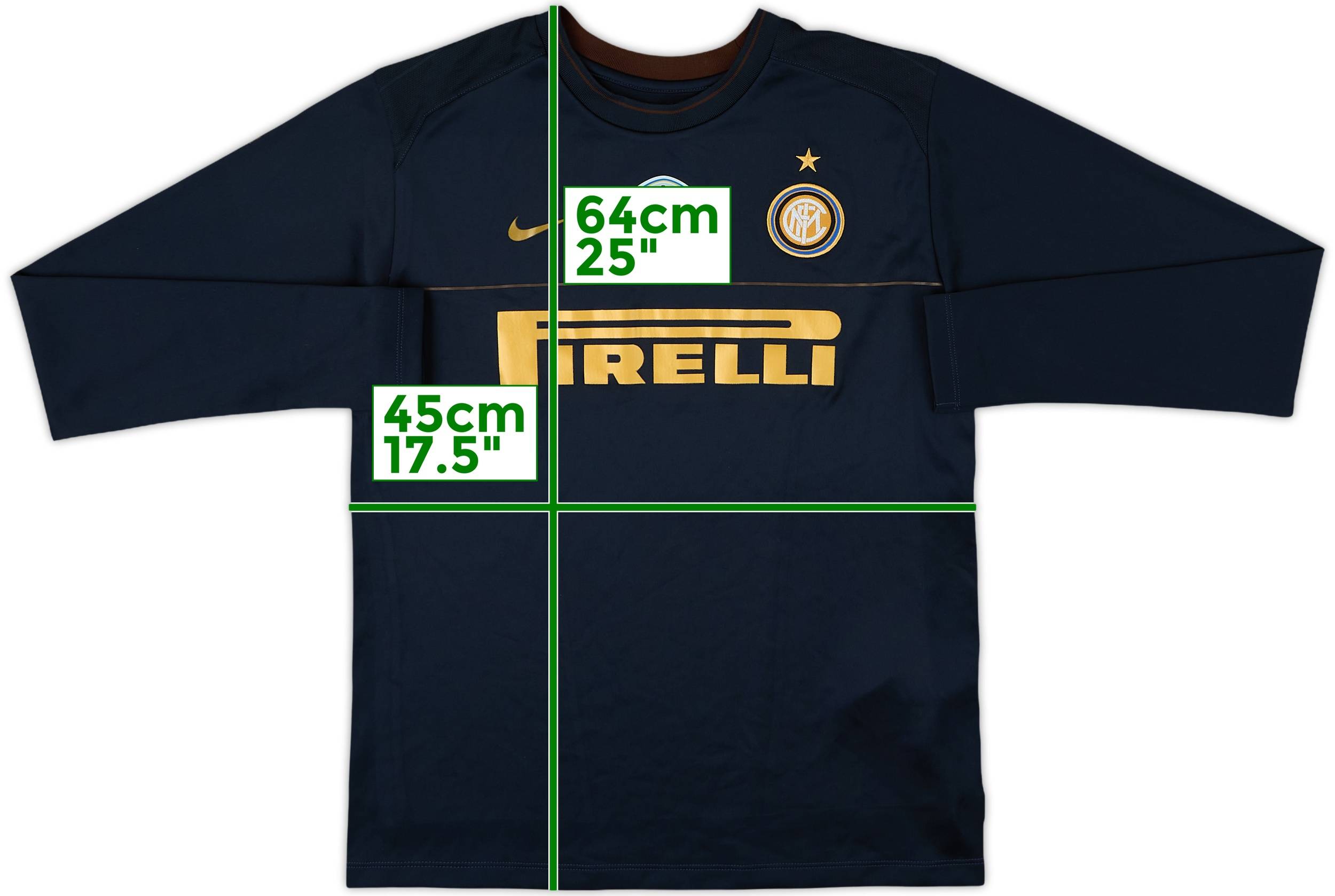 2008-09 Inter Milan Academy Nike Training L/S Shirt - 8/10 - (XL.Boys)