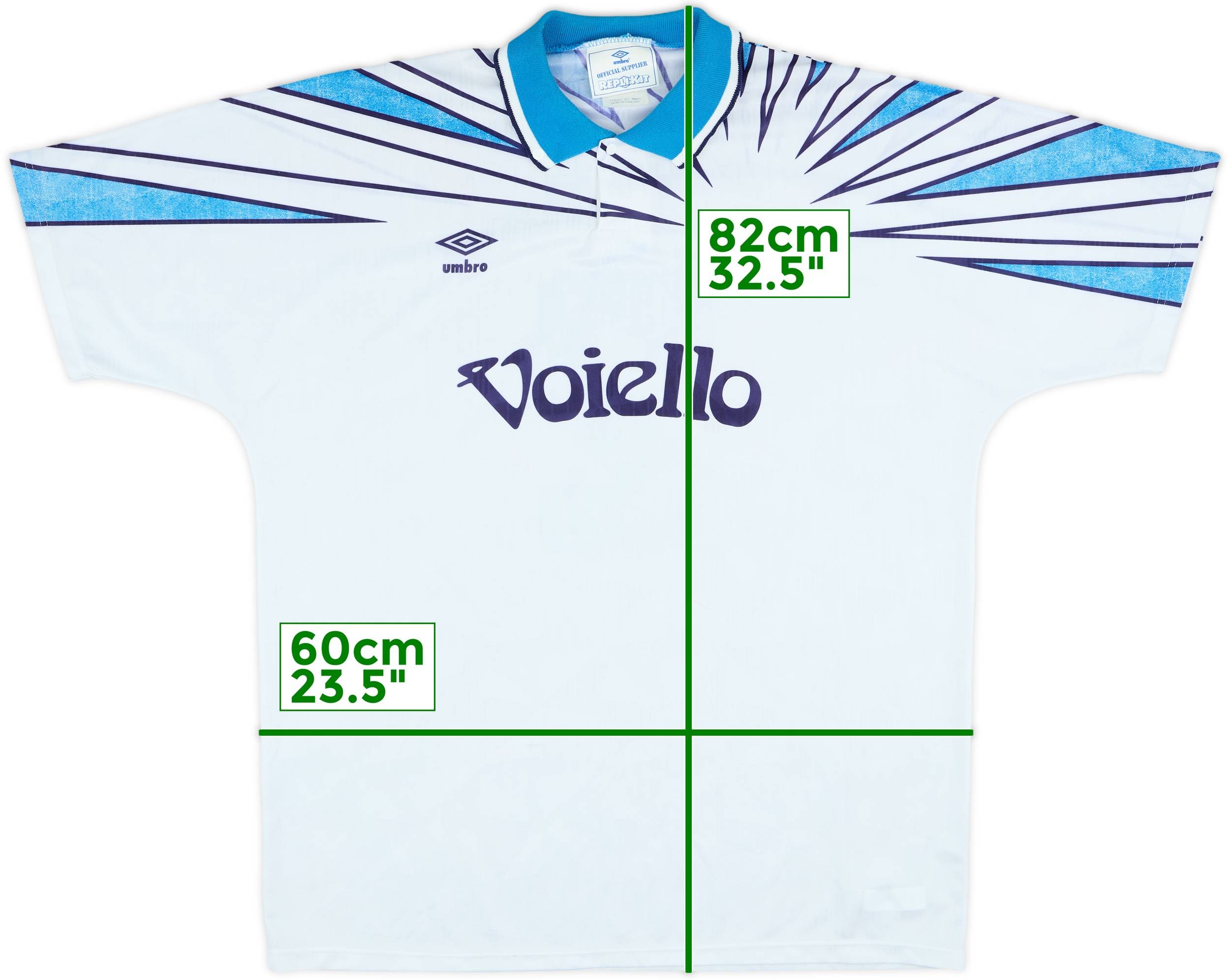 1991-93 Napoli Away Shirt #2 - 7/10 - (XL)