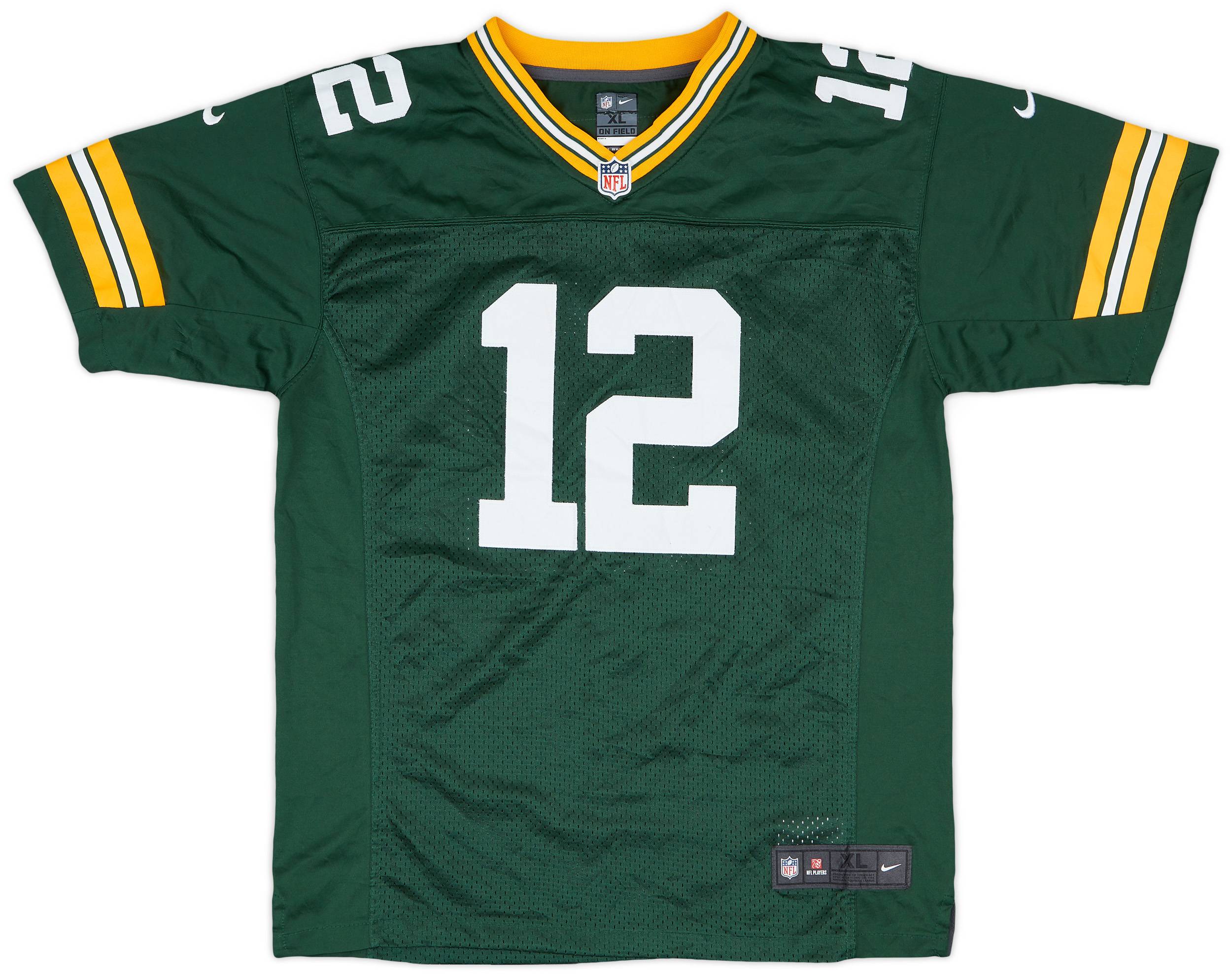 2012-16 Green Bay Packers Rodgers #12 Nike Premier Home