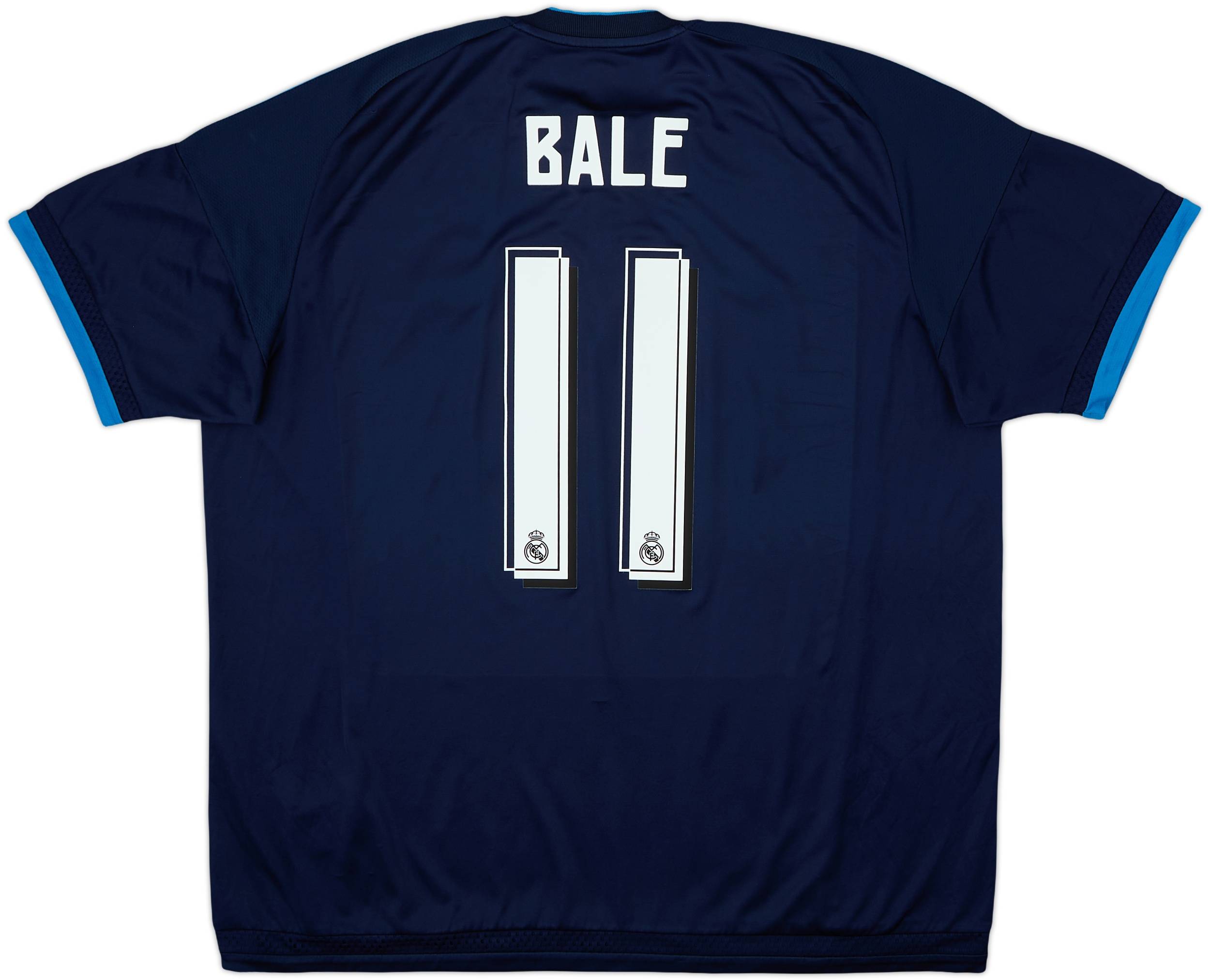 REAL MADRID Bale 11 サッカーウェア 2015-16 Real Madrid Third Shirt Bale #11 - 6/10 - (XL)