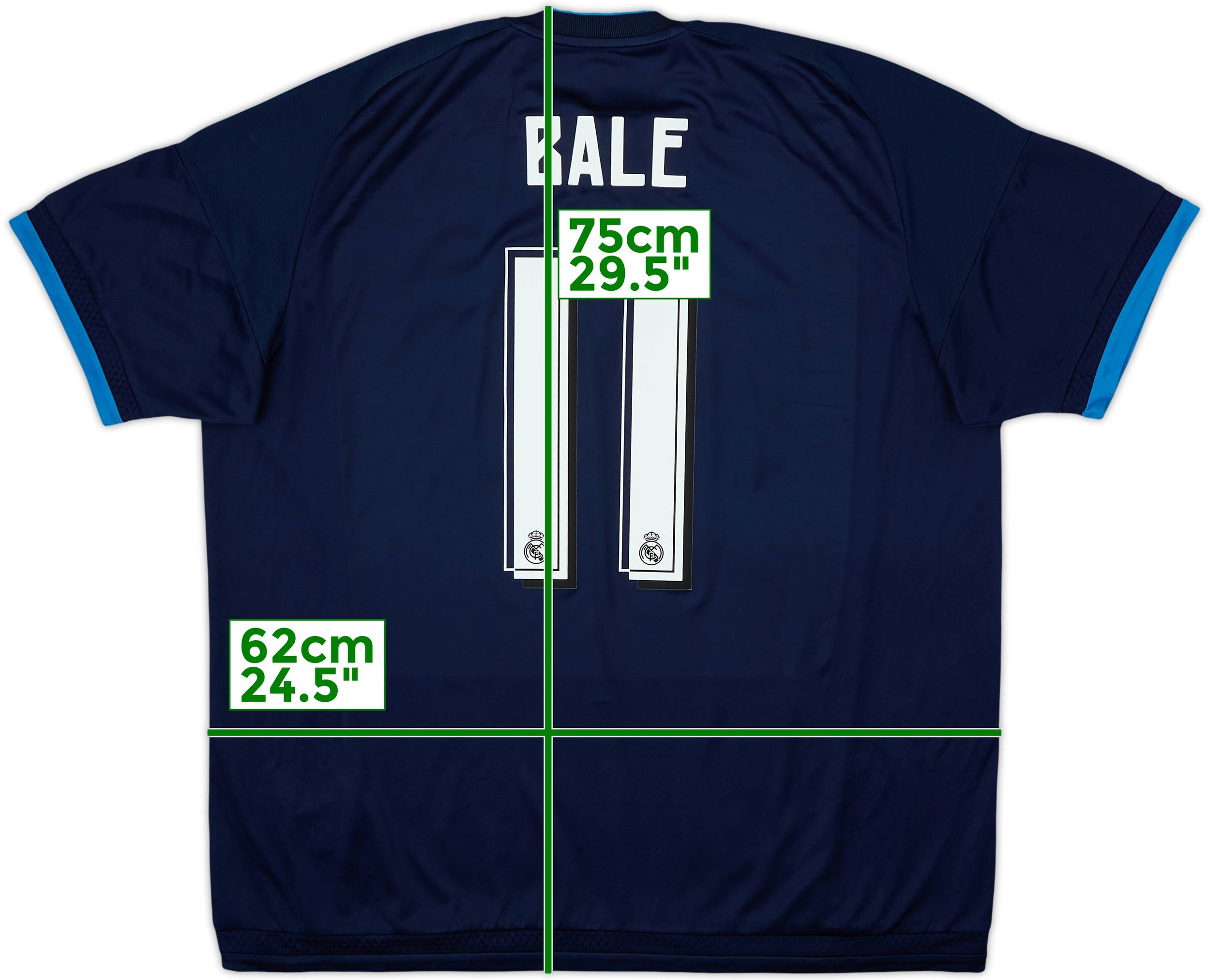 2015-16 Real Madrid Third Shirt Bale #11 - 6/10 - (XL)