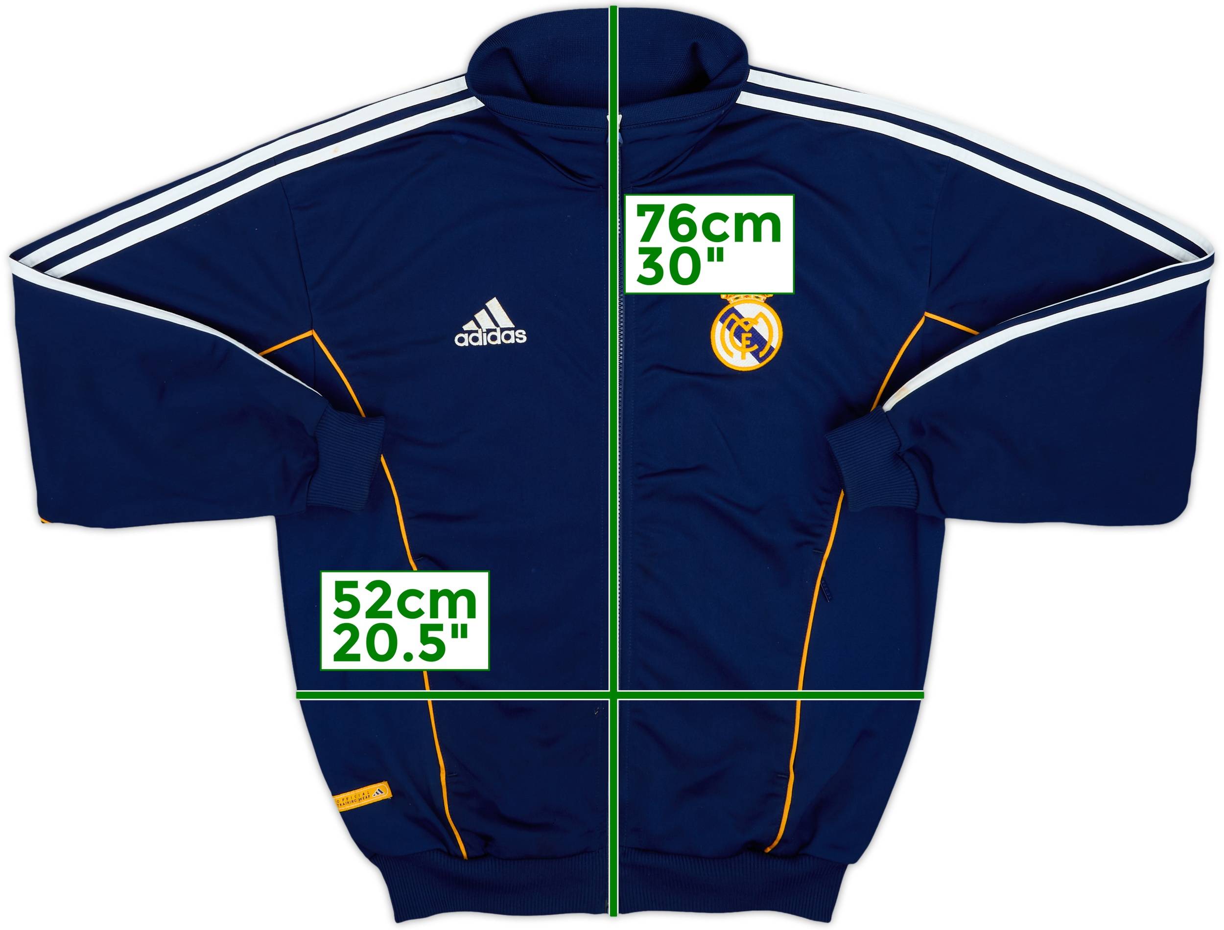 1999-00 Real Madrid adidas Track Jacket - 8/10 - (S)