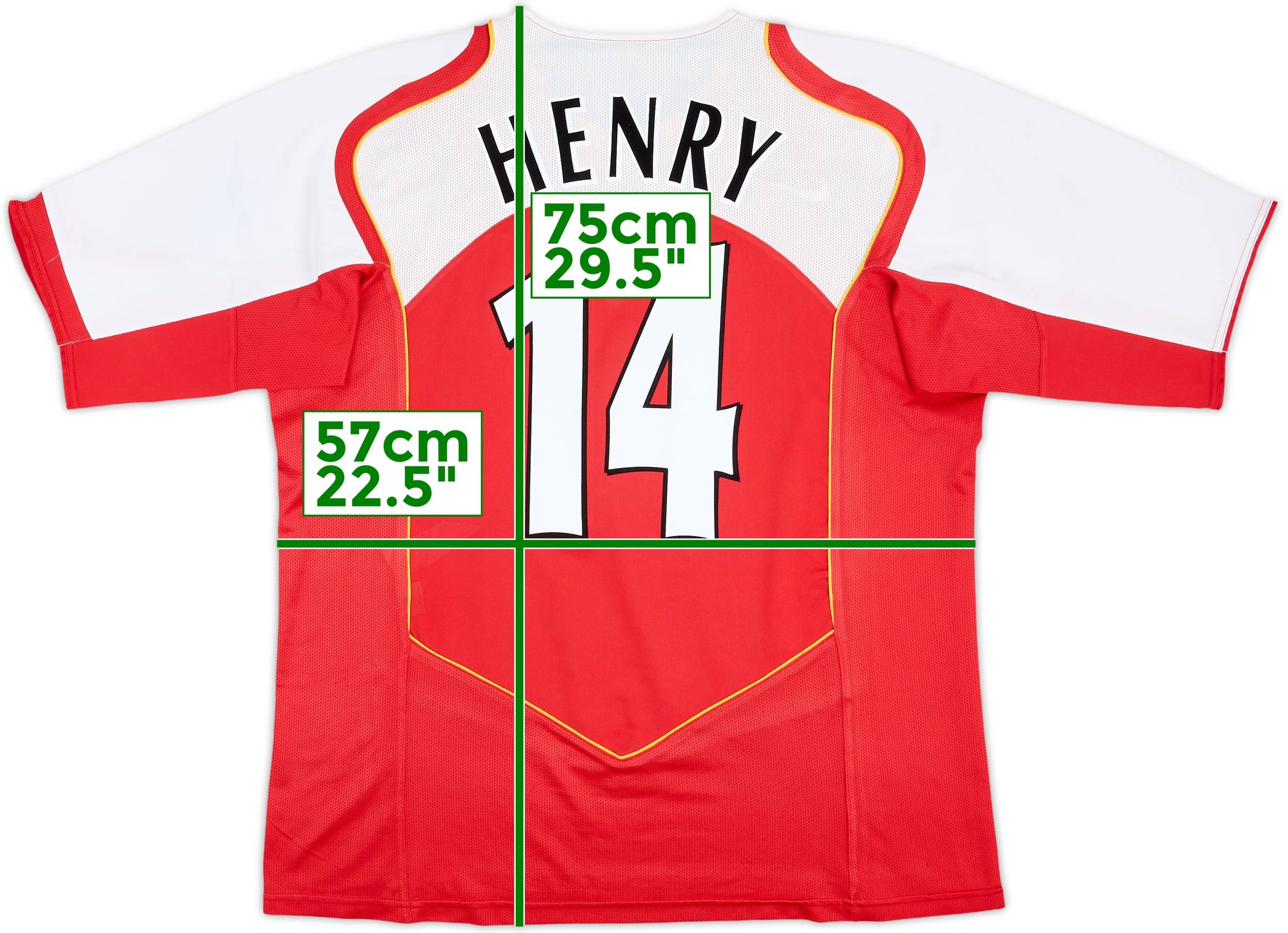 2004-05 Arsenal Home Shirt Henry #14 - 5/10 - (XL)
