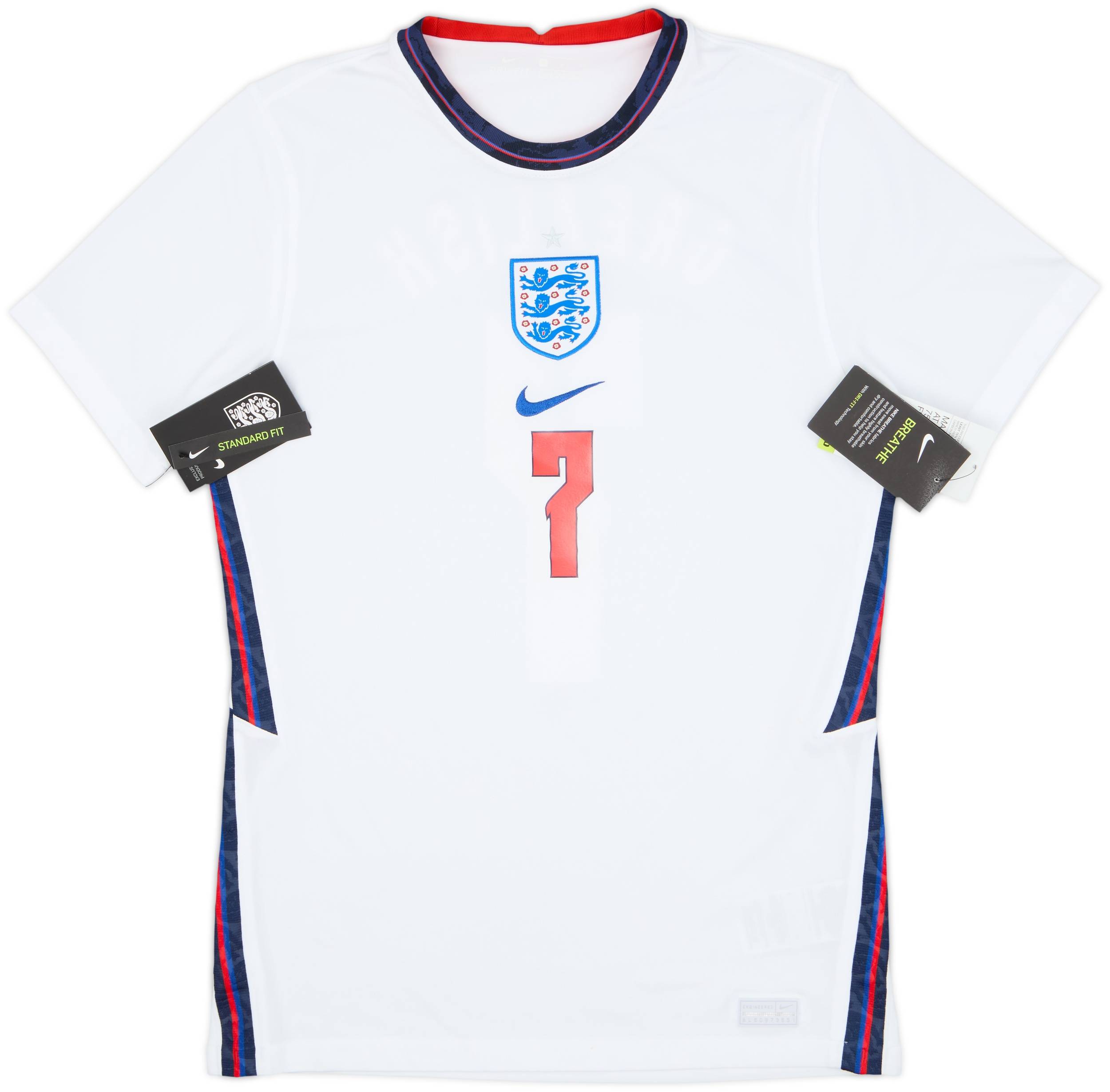 2020-22 England Home Shirt Grealish #7 (S)