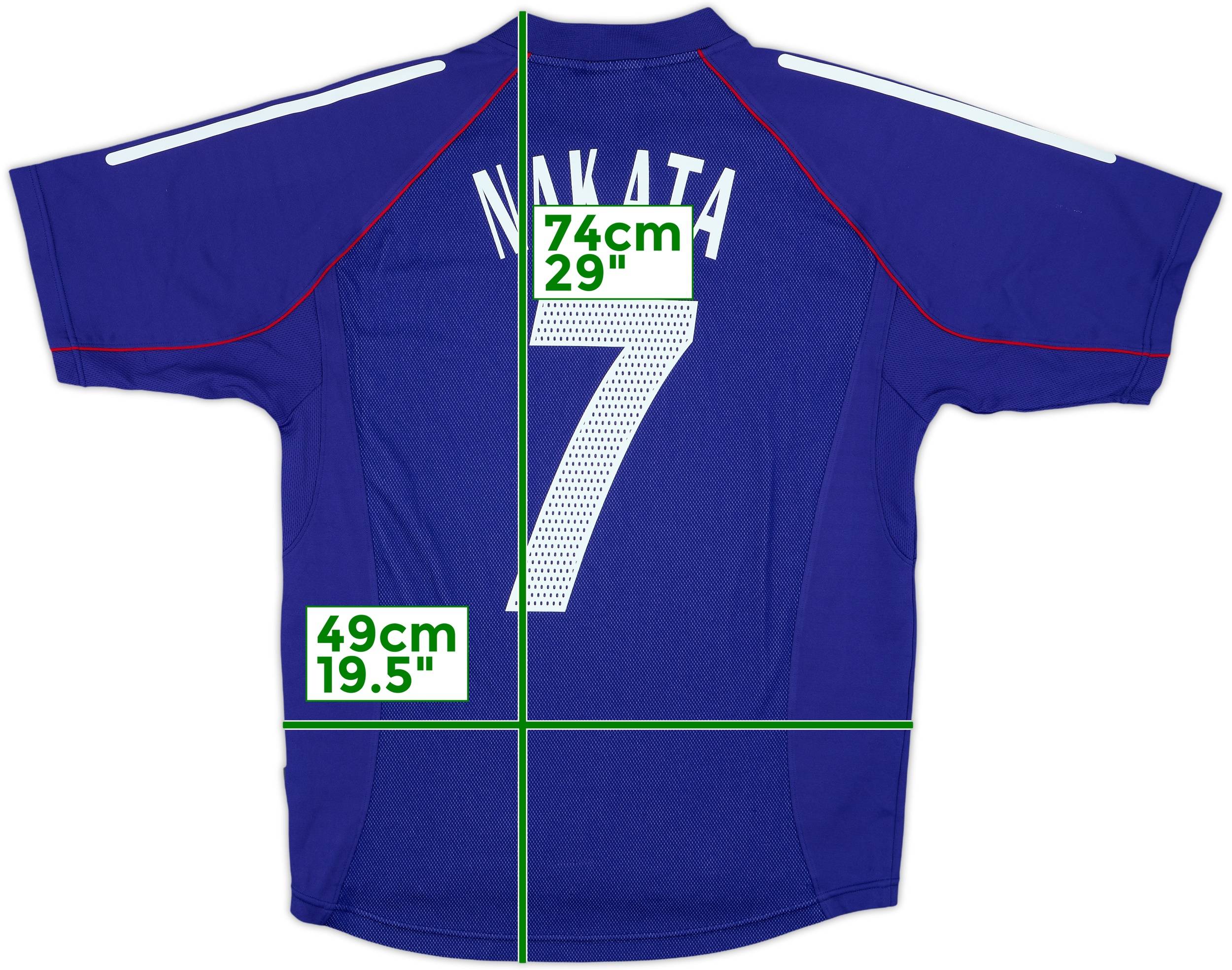 2002-04 Japan Home Shirt Nakata #7 - 8/10 - (M)
