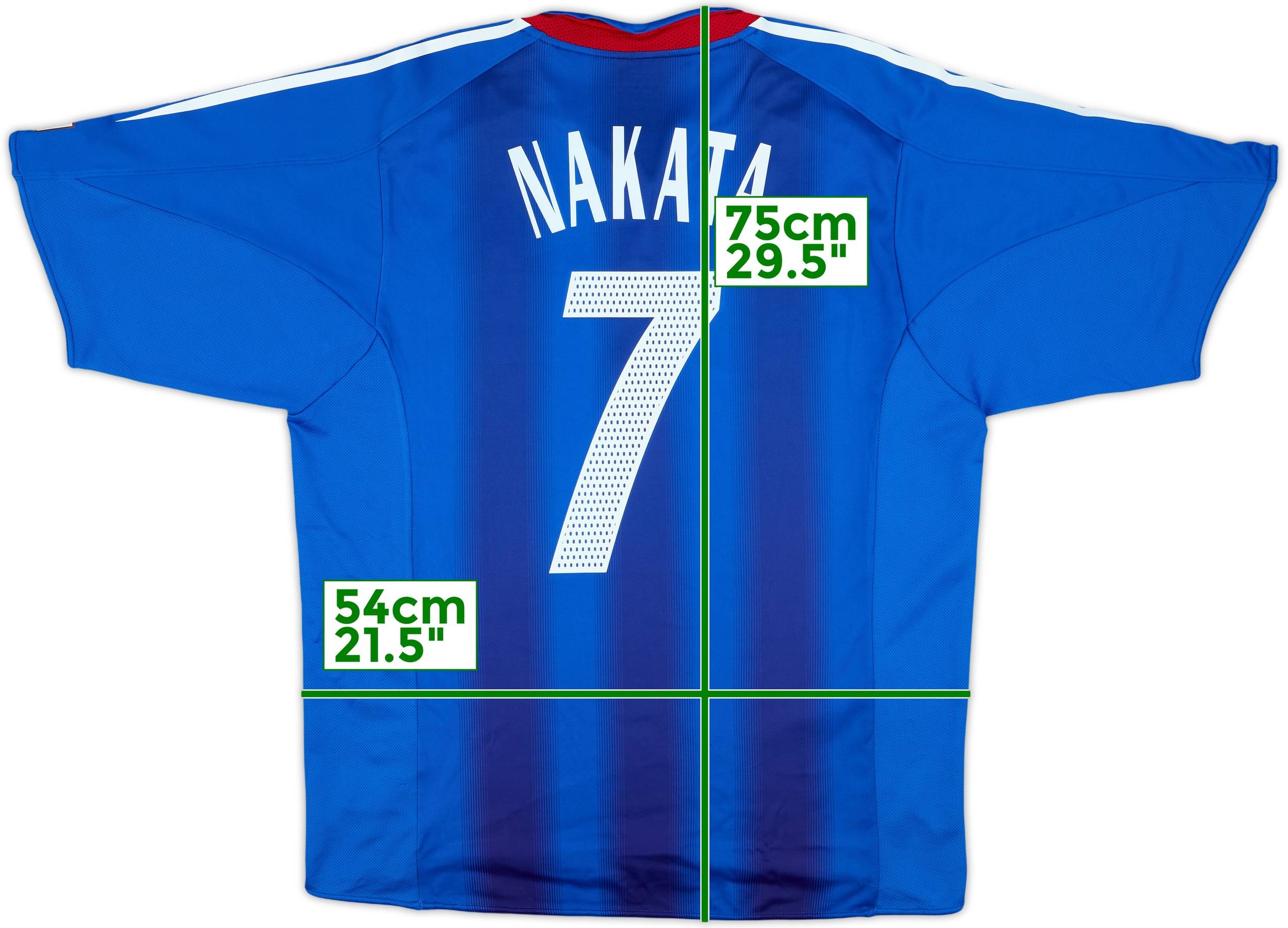 2004-06 Japan Home Shirt Nakata #7 - 8/10 - (L)