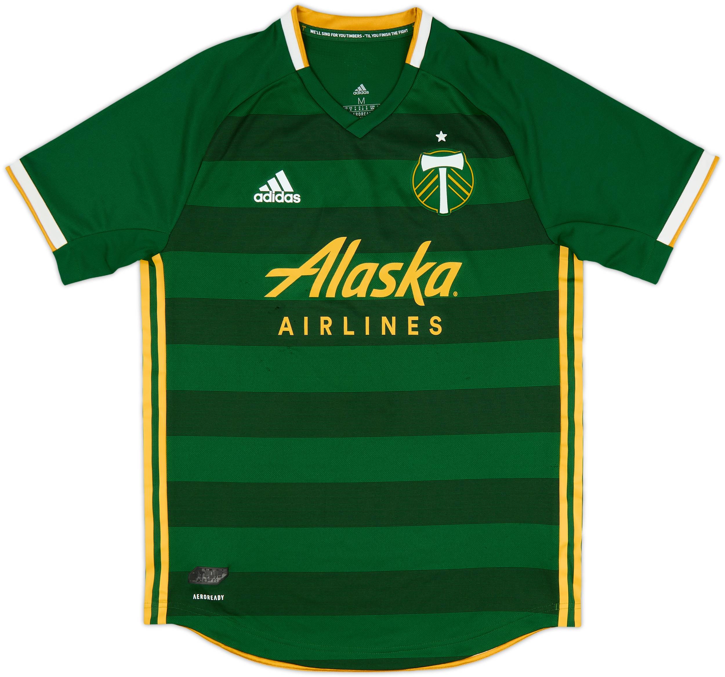 Portland Timbers adidas オーセンティックユニフォーム　M 2019-20 Portland Timbers Authentic Home Shirt - 8/10 - (M)