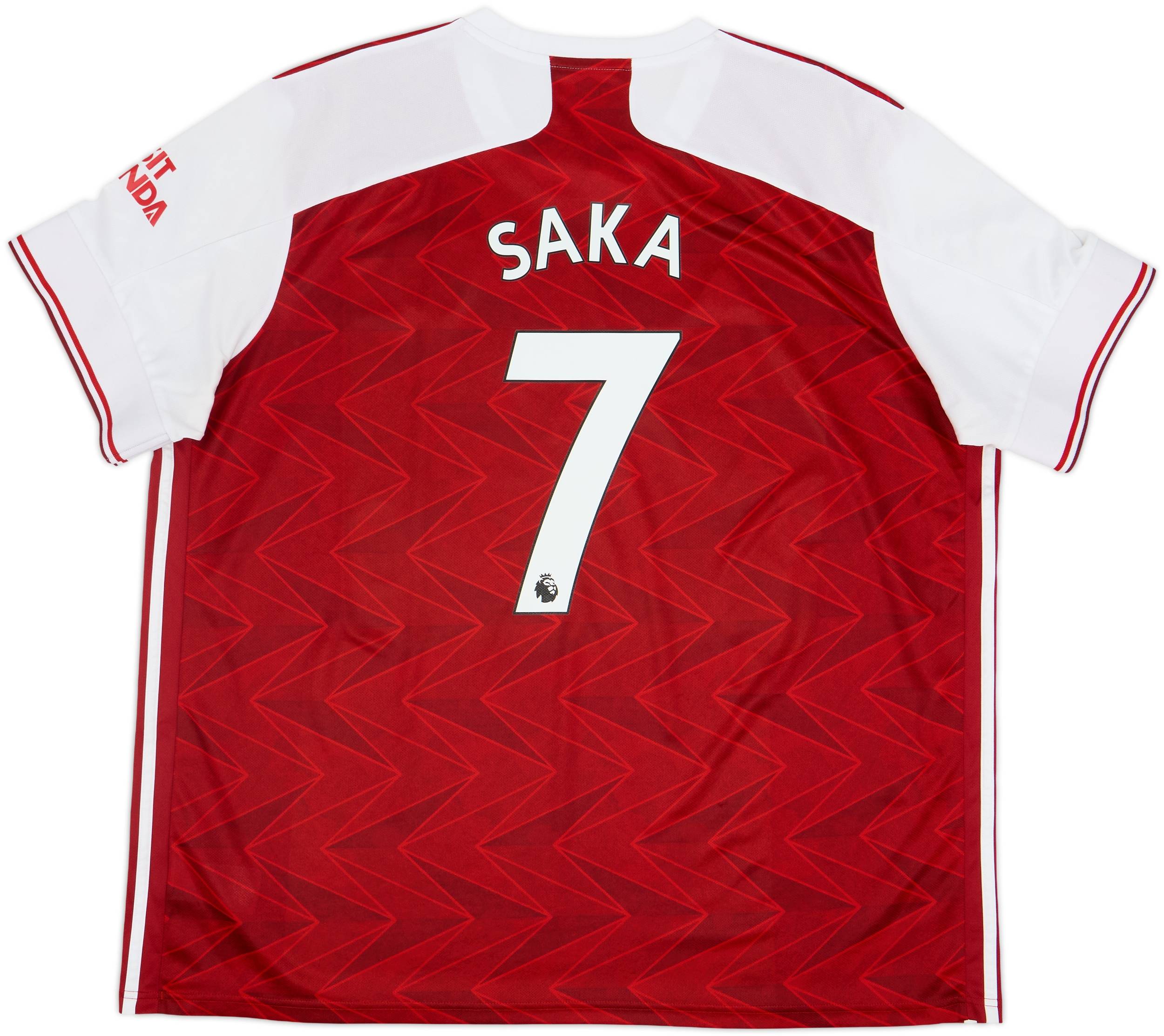 2020-21 Arsenal Home Shirt Saka #7 - 8/10 - (3XL)