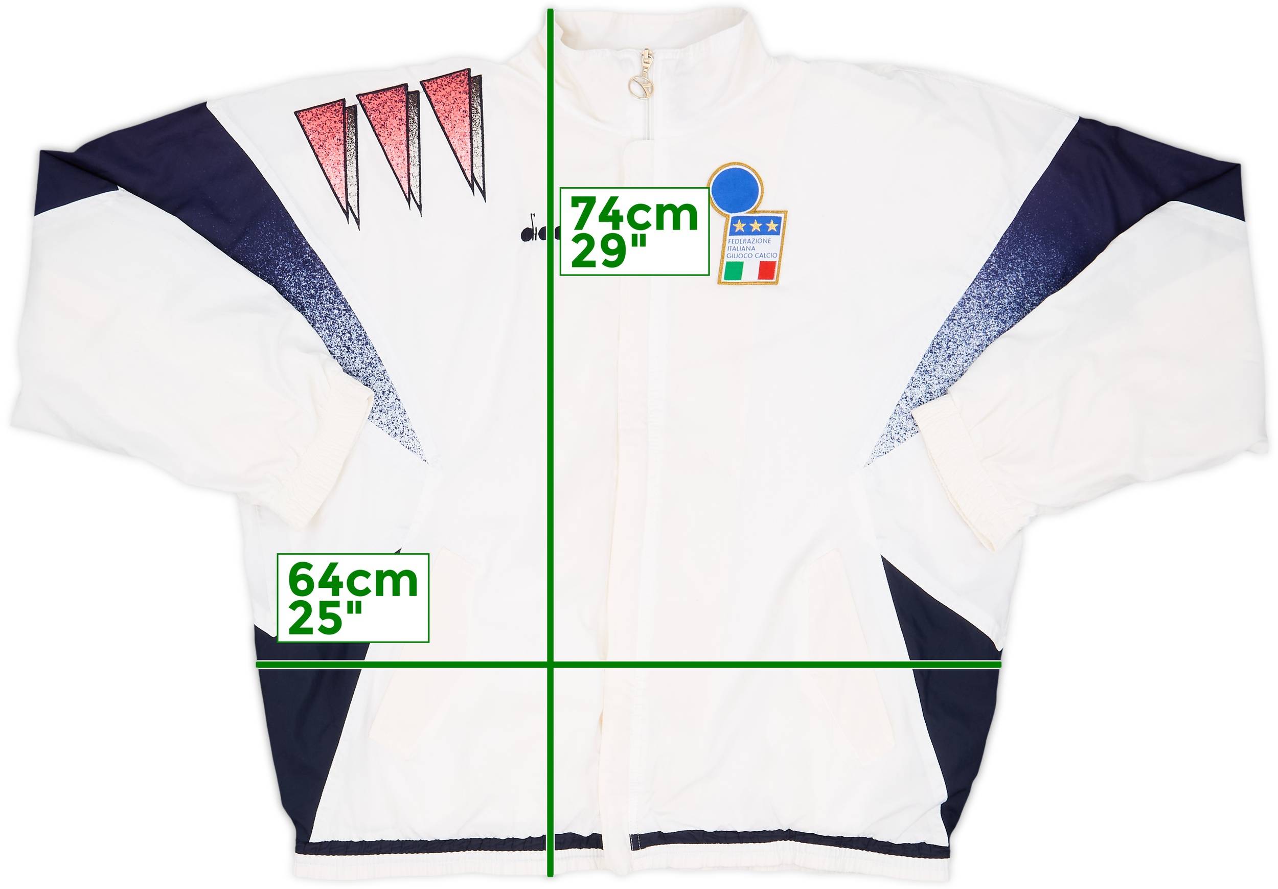 1992 Italy Diadora Track Jacket - 8/10 - (XL)