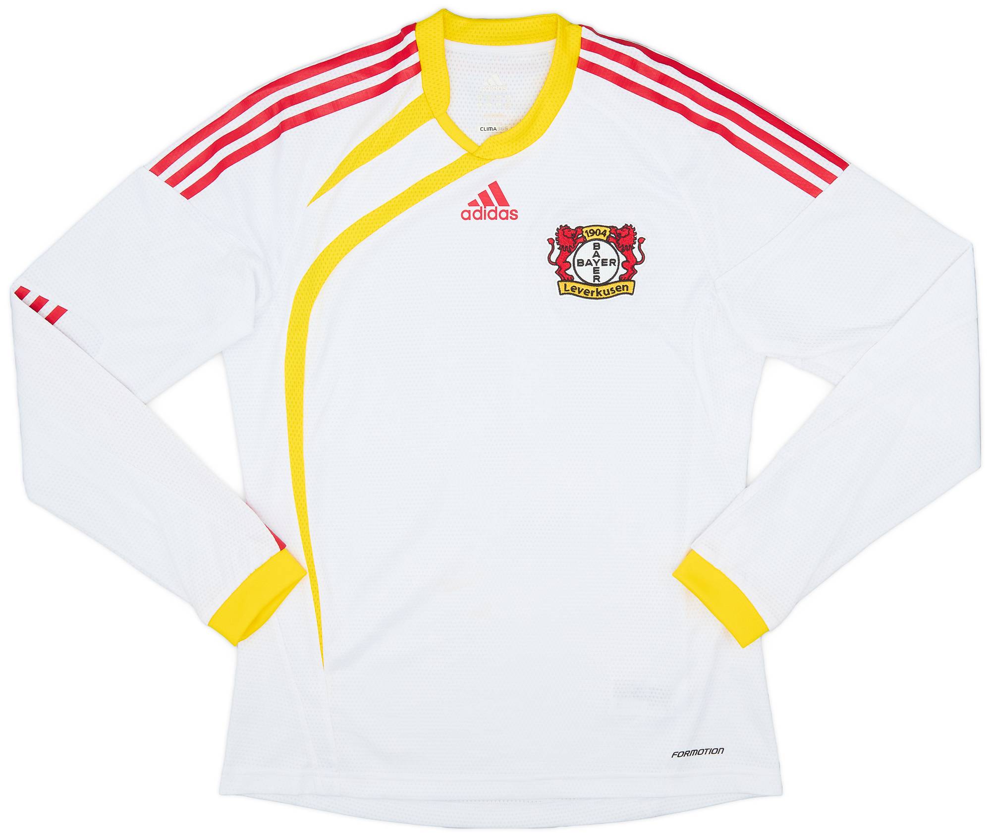 【珍品】adidas Bayer Leverkusen サッカーシャツ L 2009-10 Bayer Leverkusen Player Issue Away L/S Shirt - 7/10