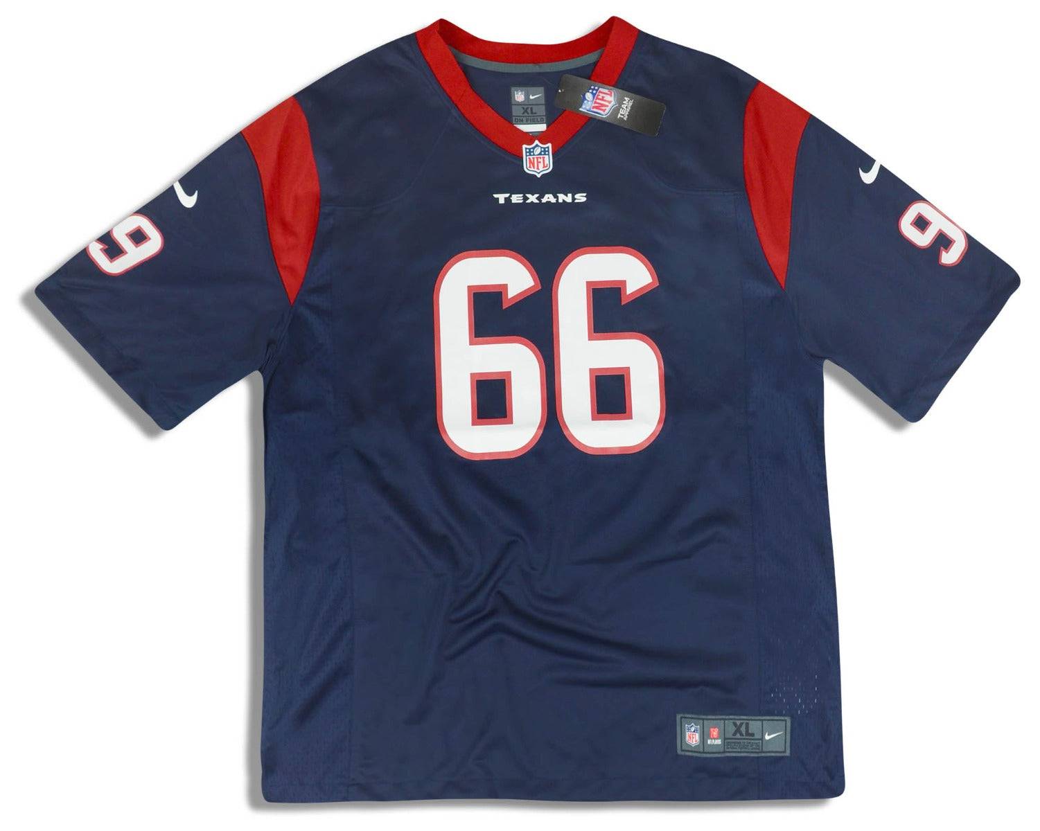 2018 Houston Texans Watt #66 Nike Game Jersey (Home) XL - W/Tags