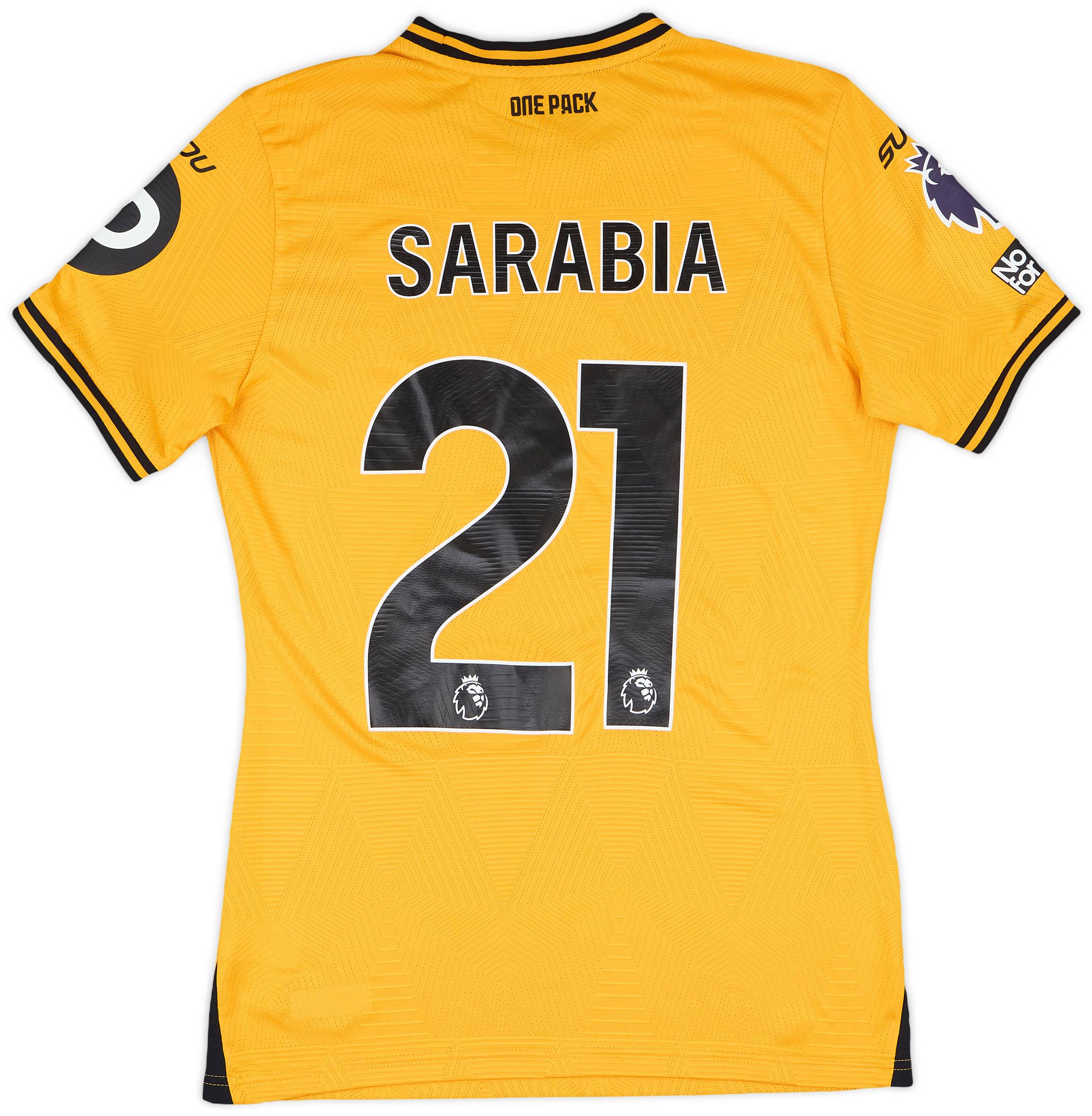 2024-25 Wolves Match Issue Home Shirt Sarabia #21