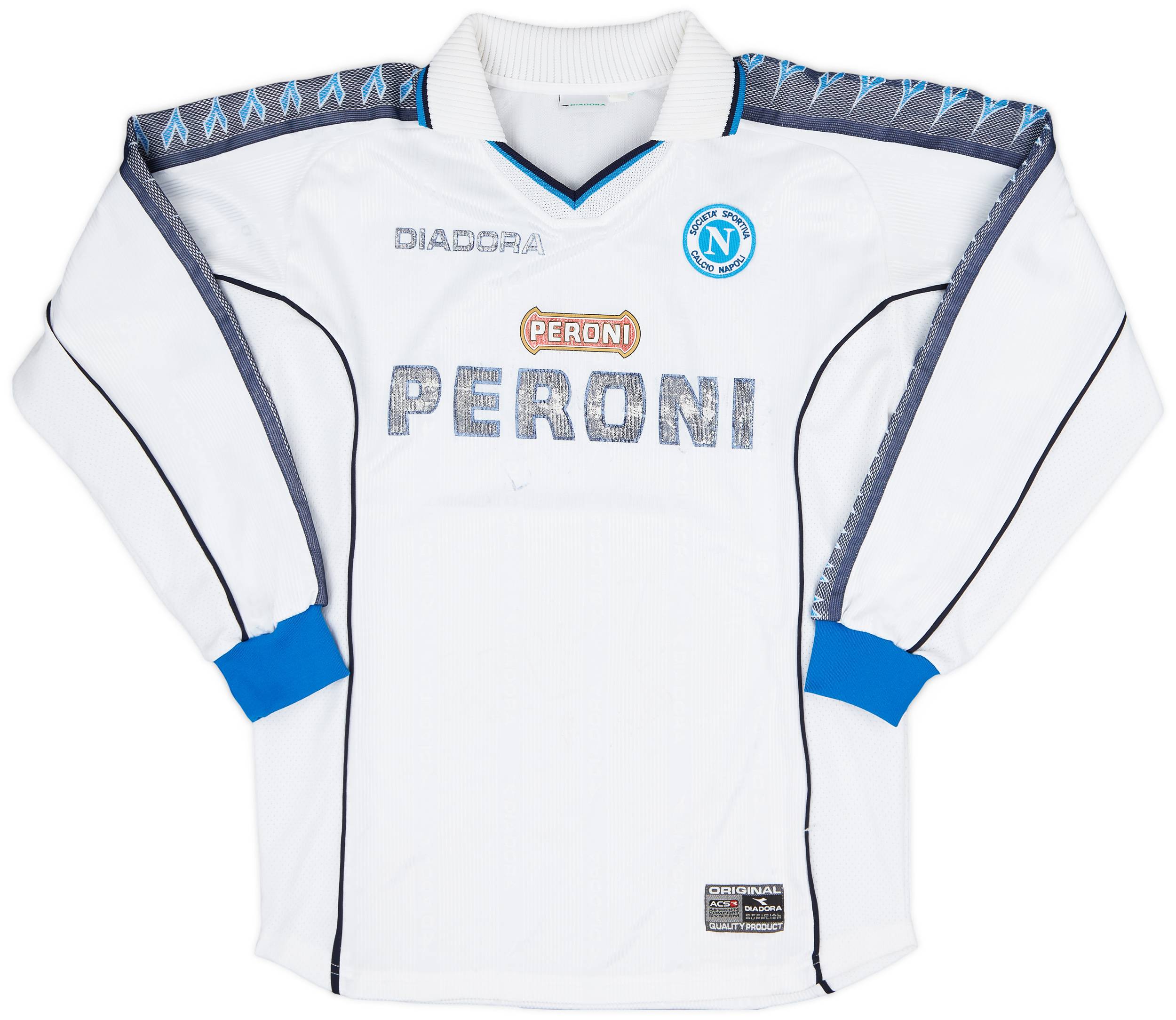 2000-01 Napoli Away L/S Shirt - 5/10 - (L)