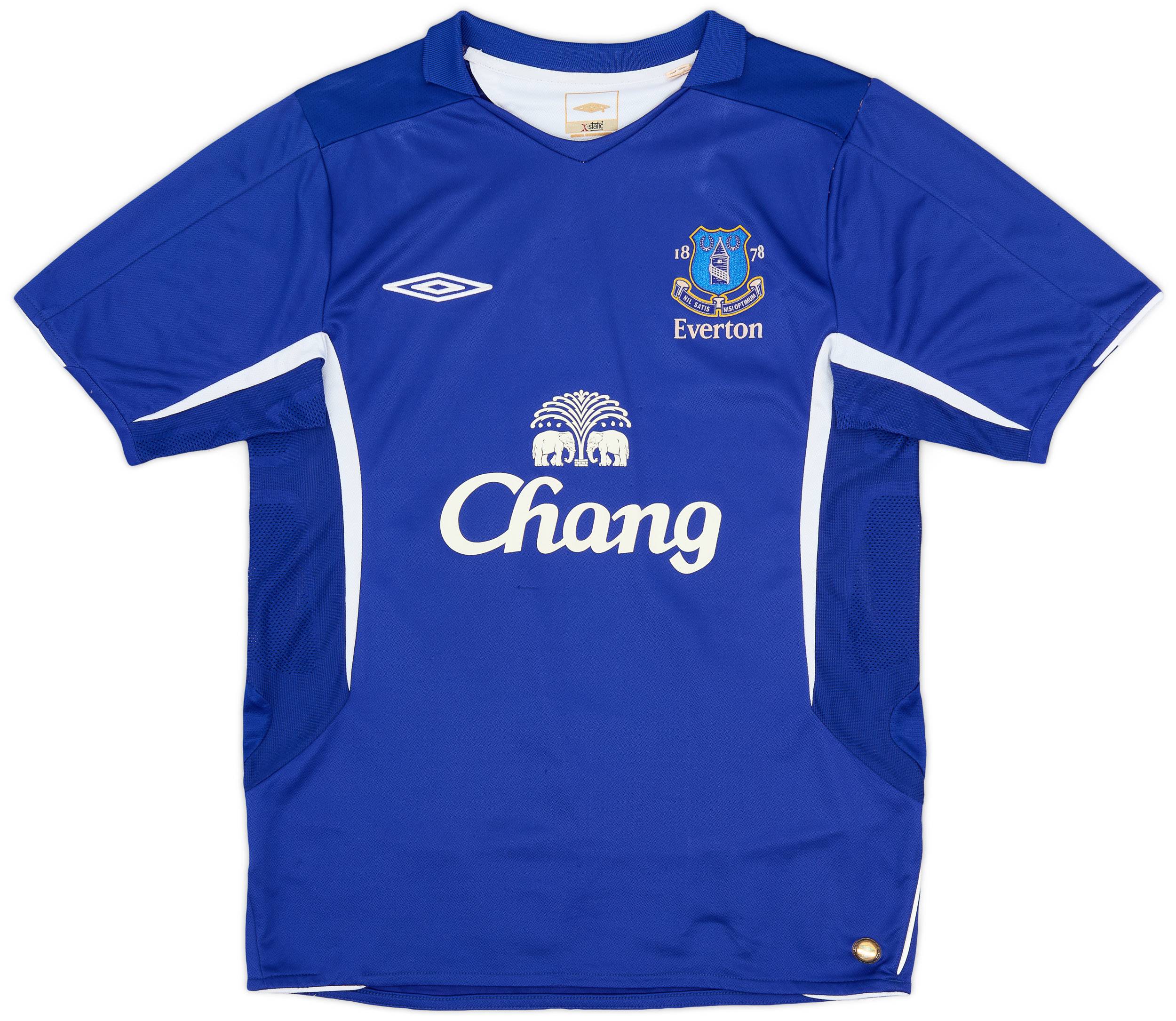 2005-06 Everton Home Shirt - 8/10 - (S)