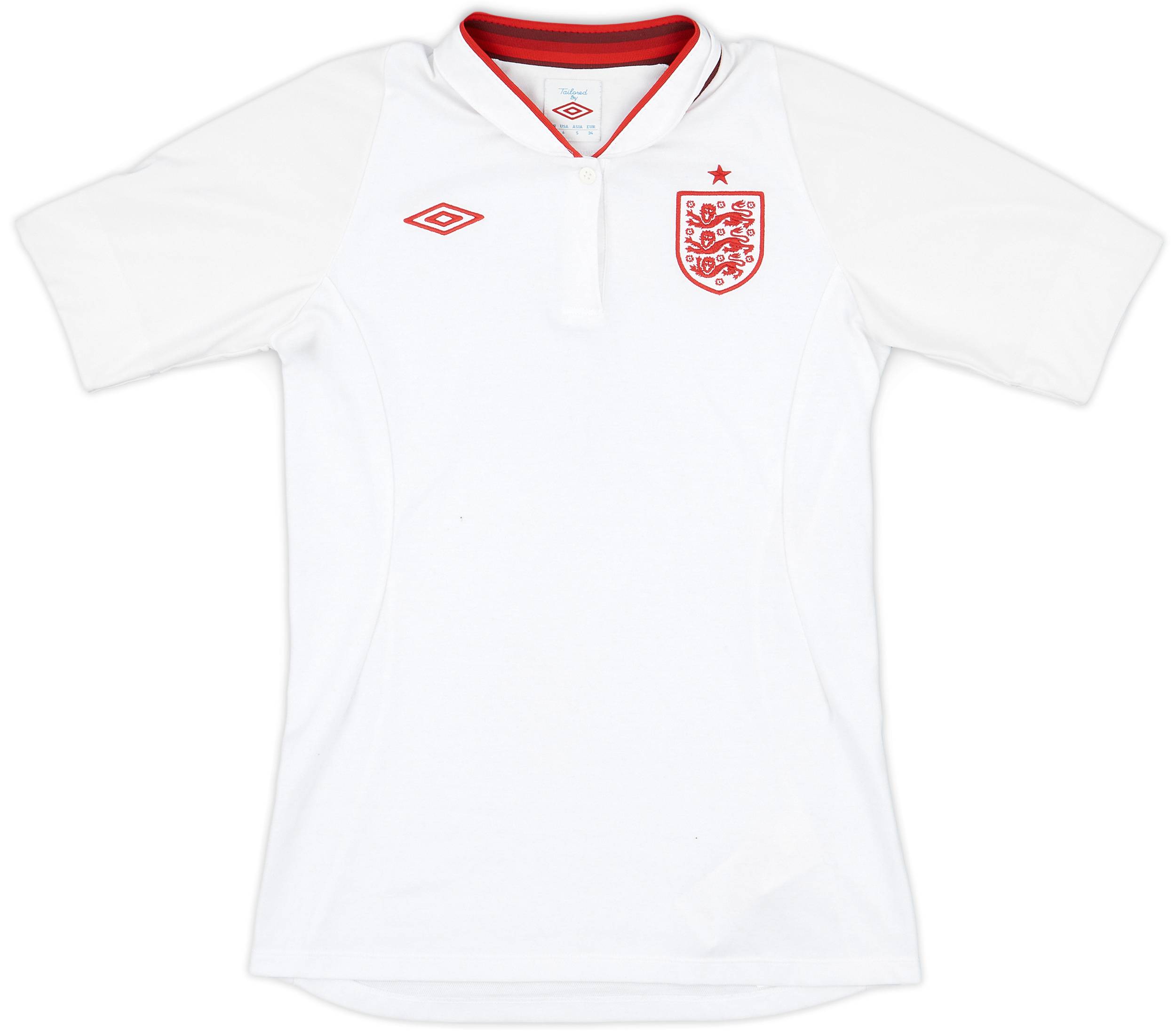 2012-13 England Home Shirt - 7/10 - (Women's S)