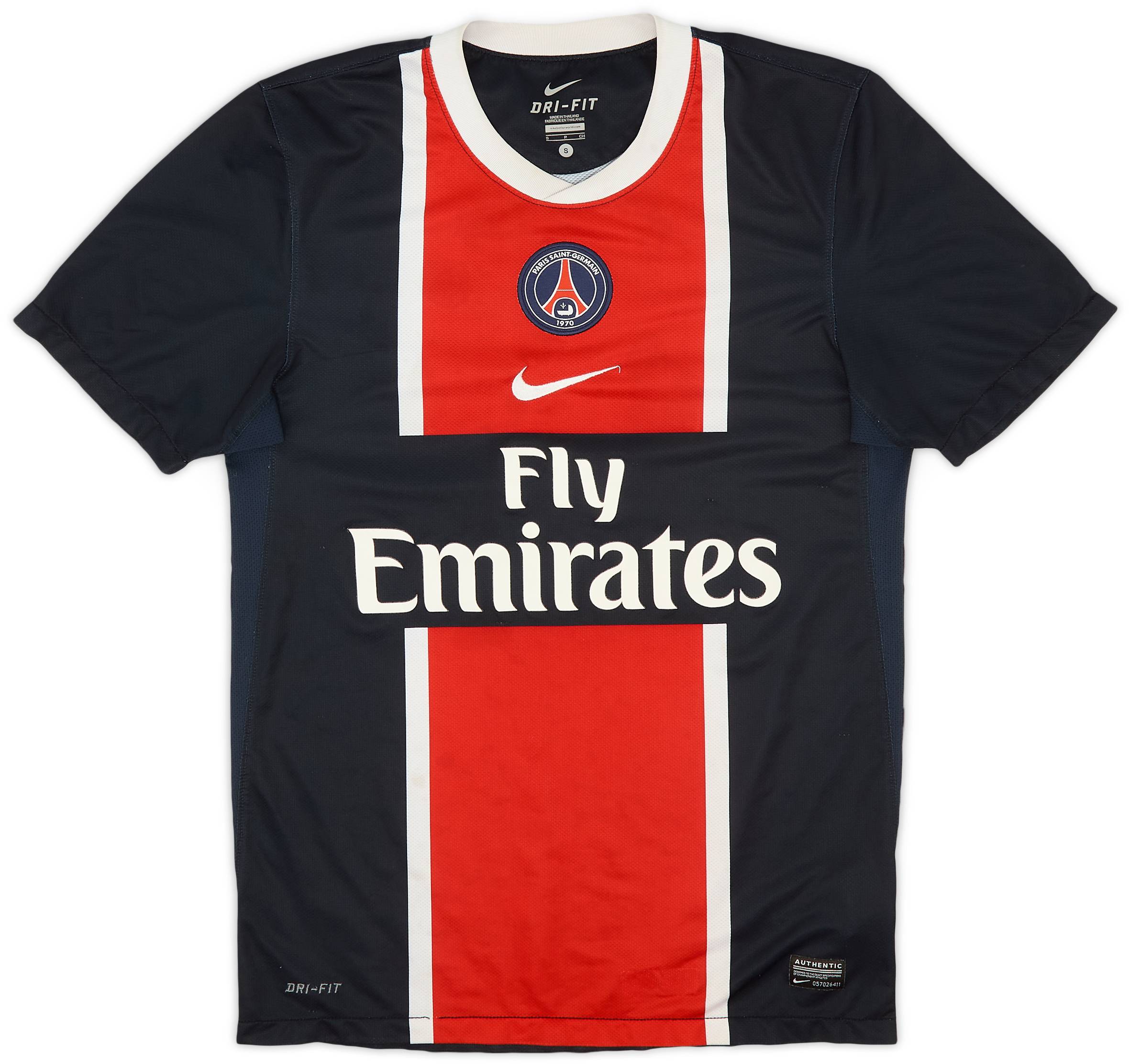 2011-12 Paris Saint-Germain Home Shirt - 7/10 - (S)
