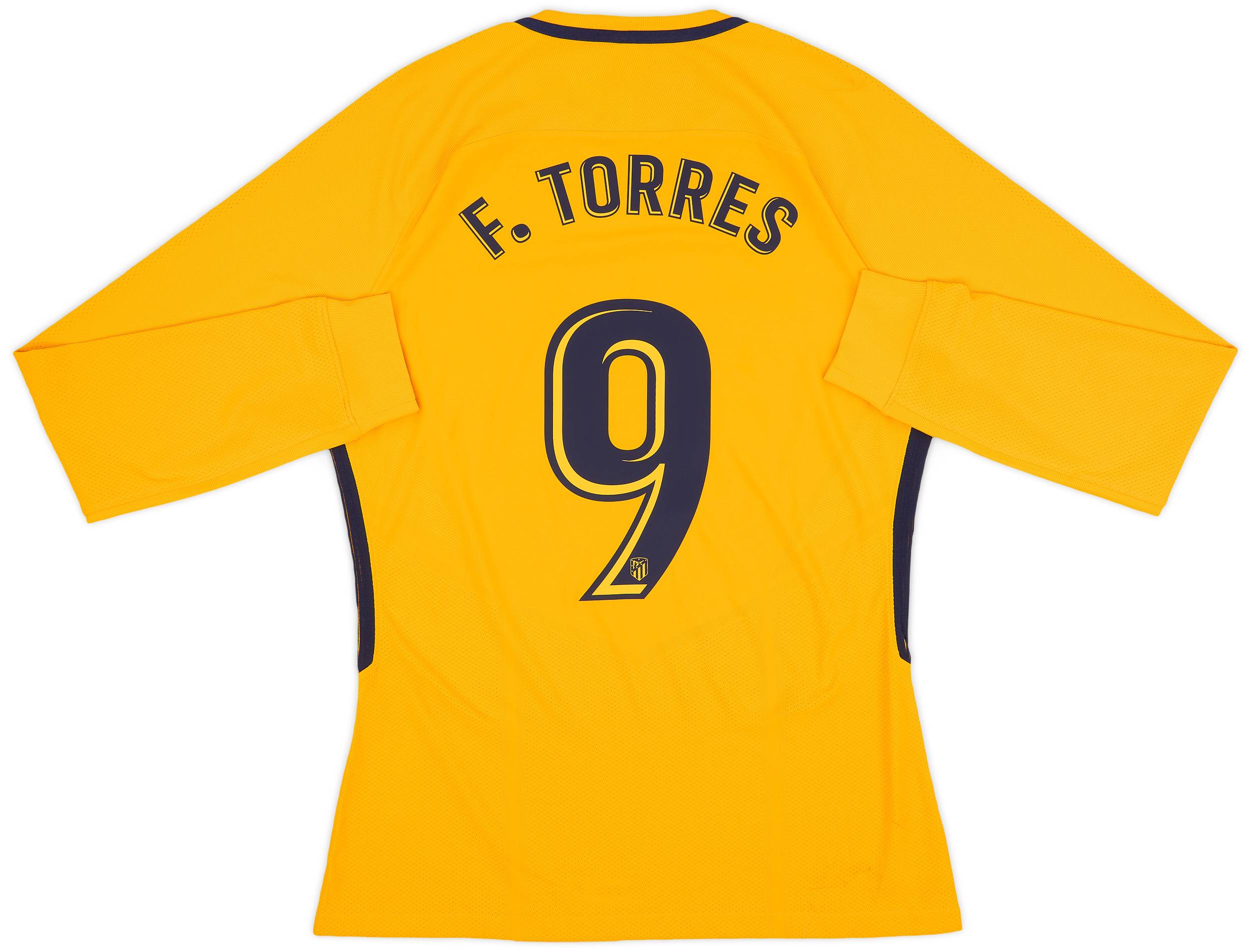 2017-18 Atletico Madrid Player Issue Away L/S Shirt F.Torres #9 (L)
