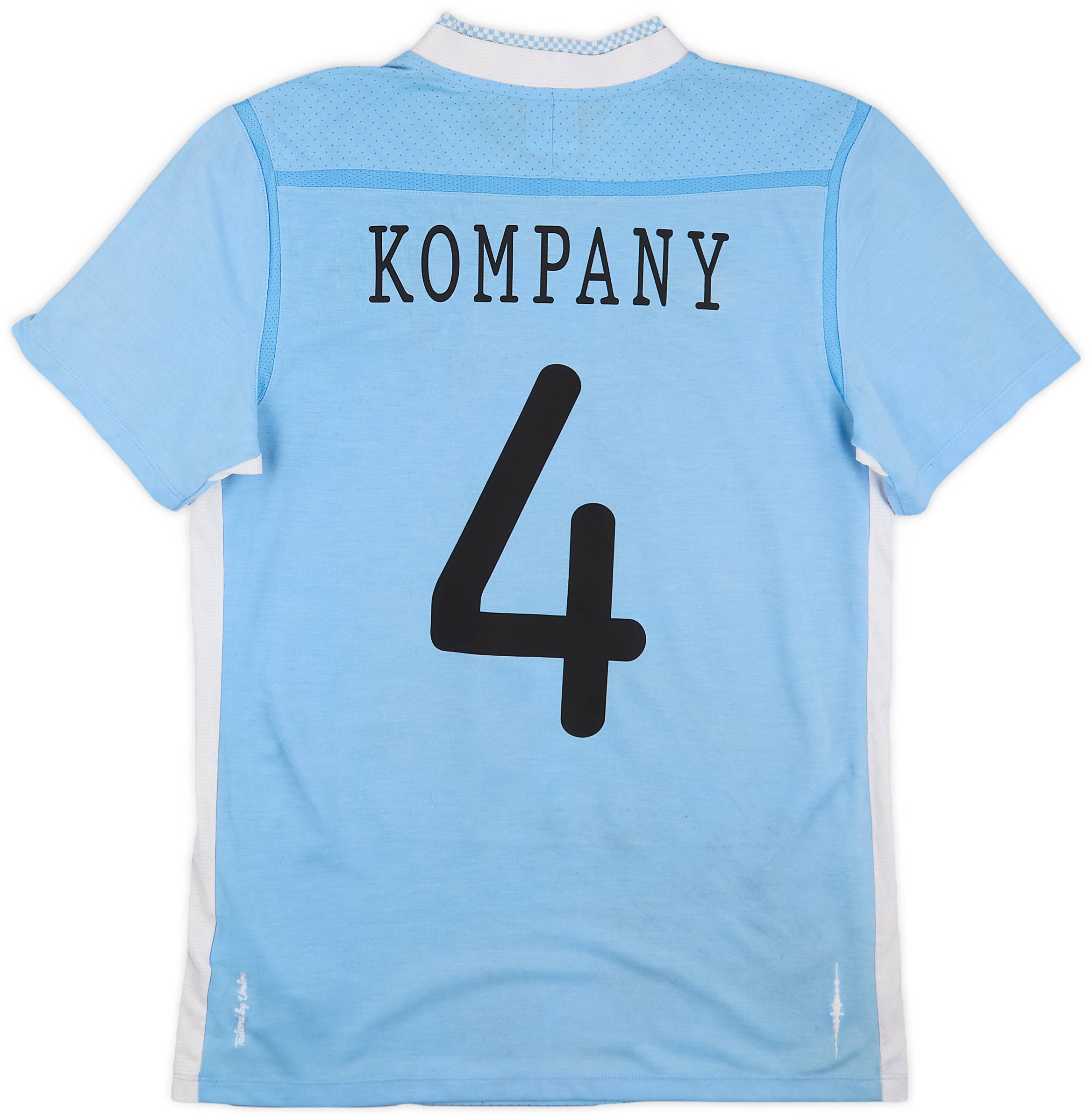 2011-12 Manchester City Home Shirt Kompany #4 - 8/10 - (S)
