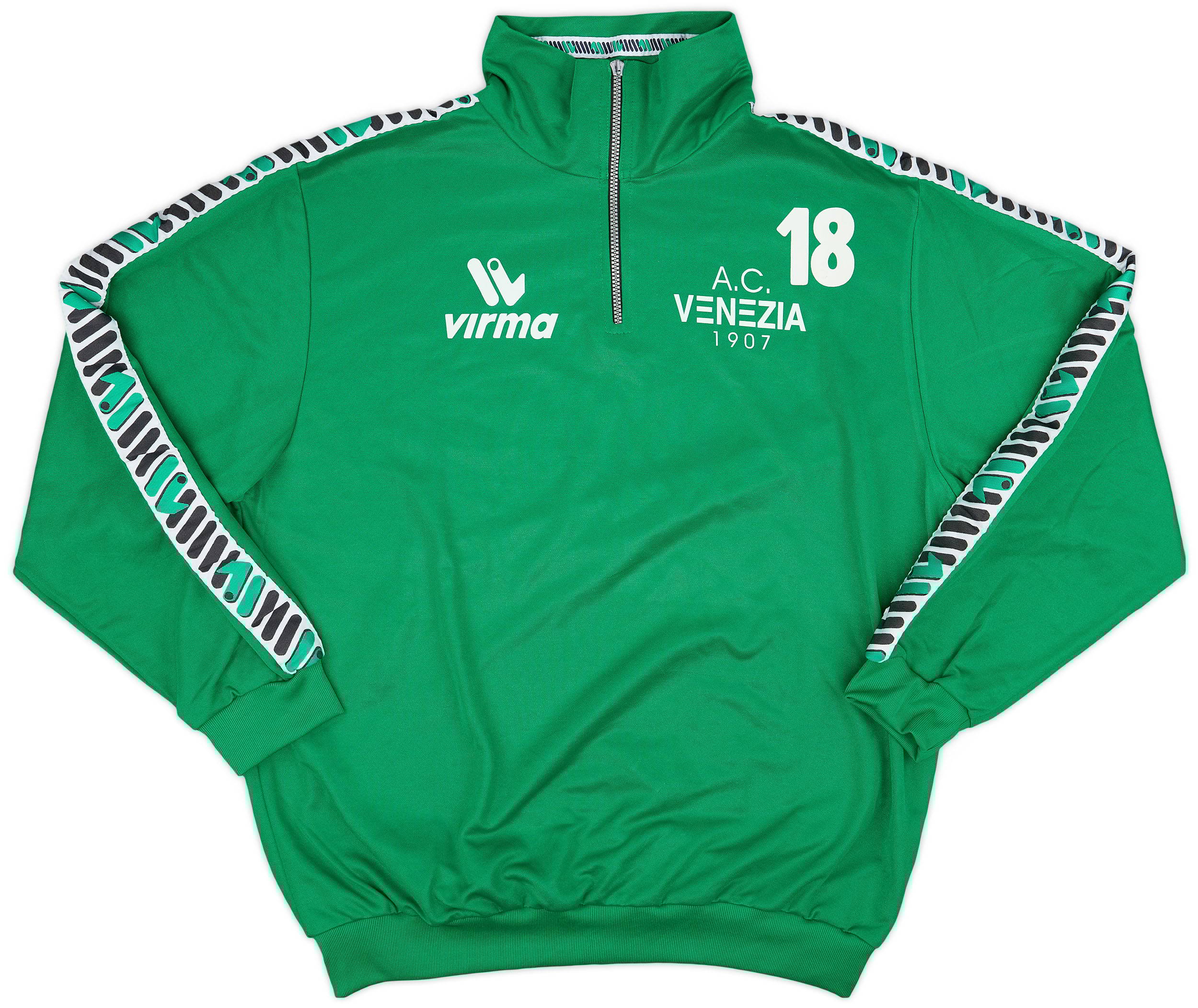 1995-97 Venezia Virma Player Issue 1/4 Zip Drill Top #18 - 4/10 - (XXL)