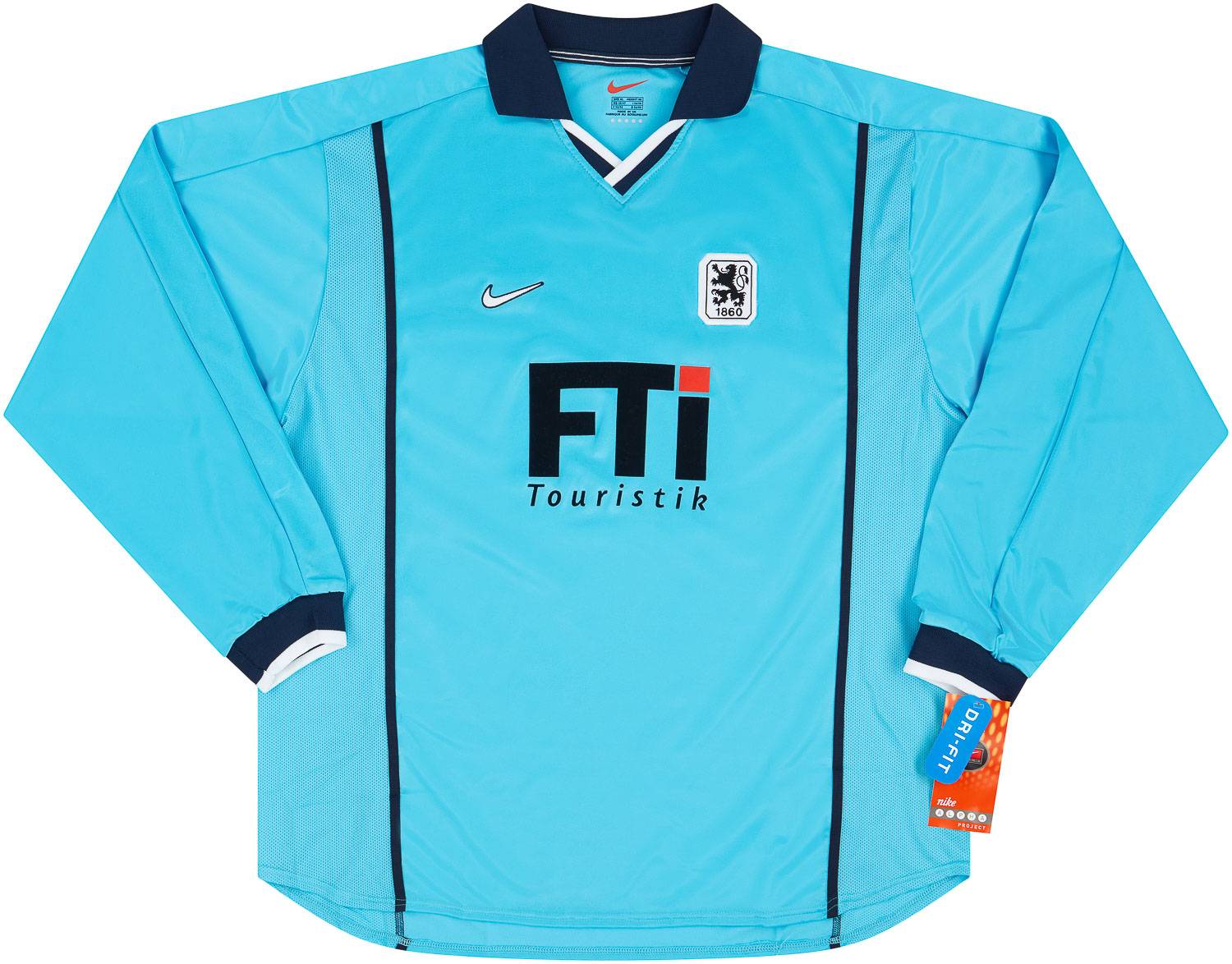 1999-01 1860 Munich Player Issue Home L/S Shirt XL