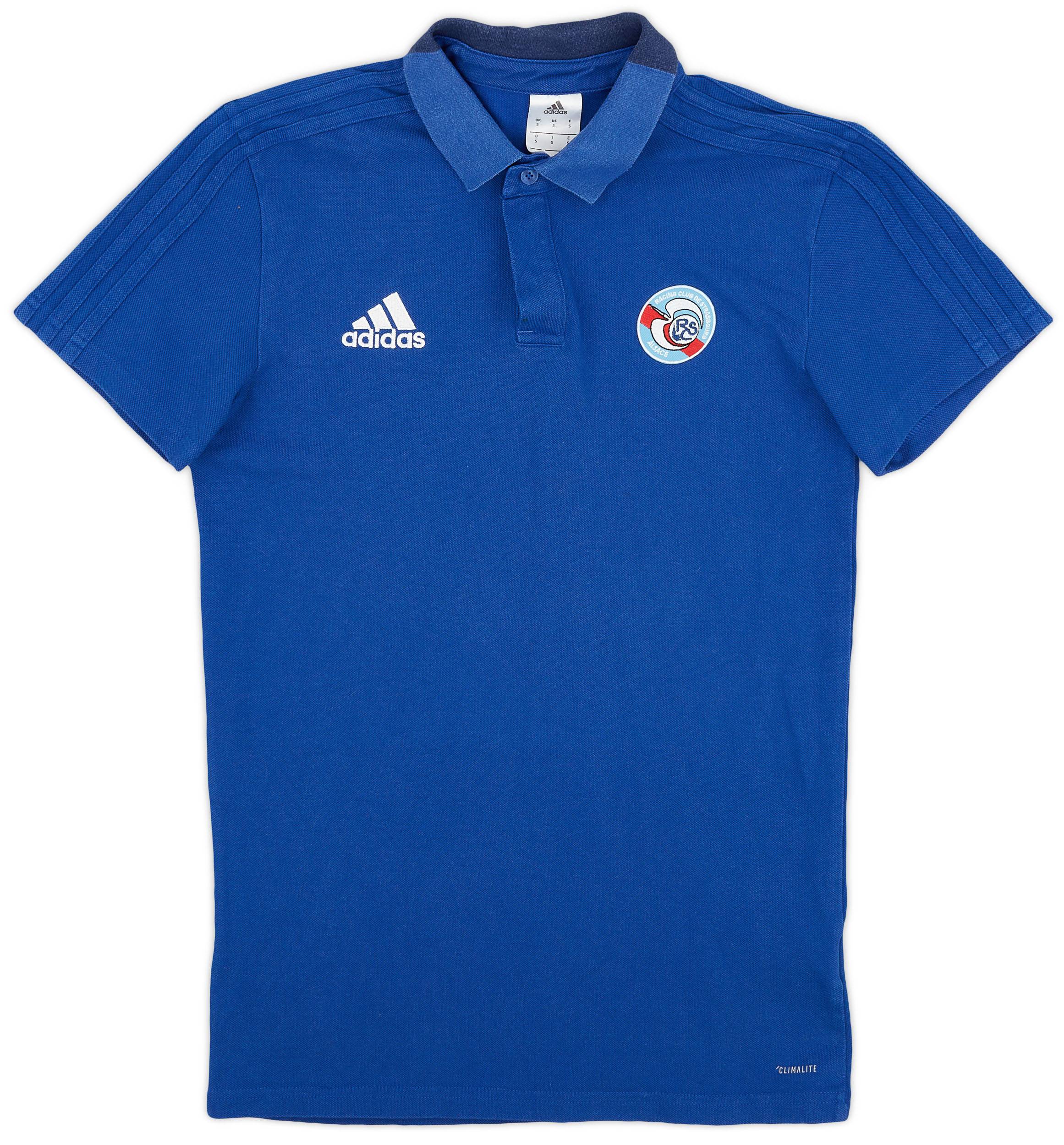 2018-19 Strasbourg adidas Polo Shirt - 9/10 - (S)