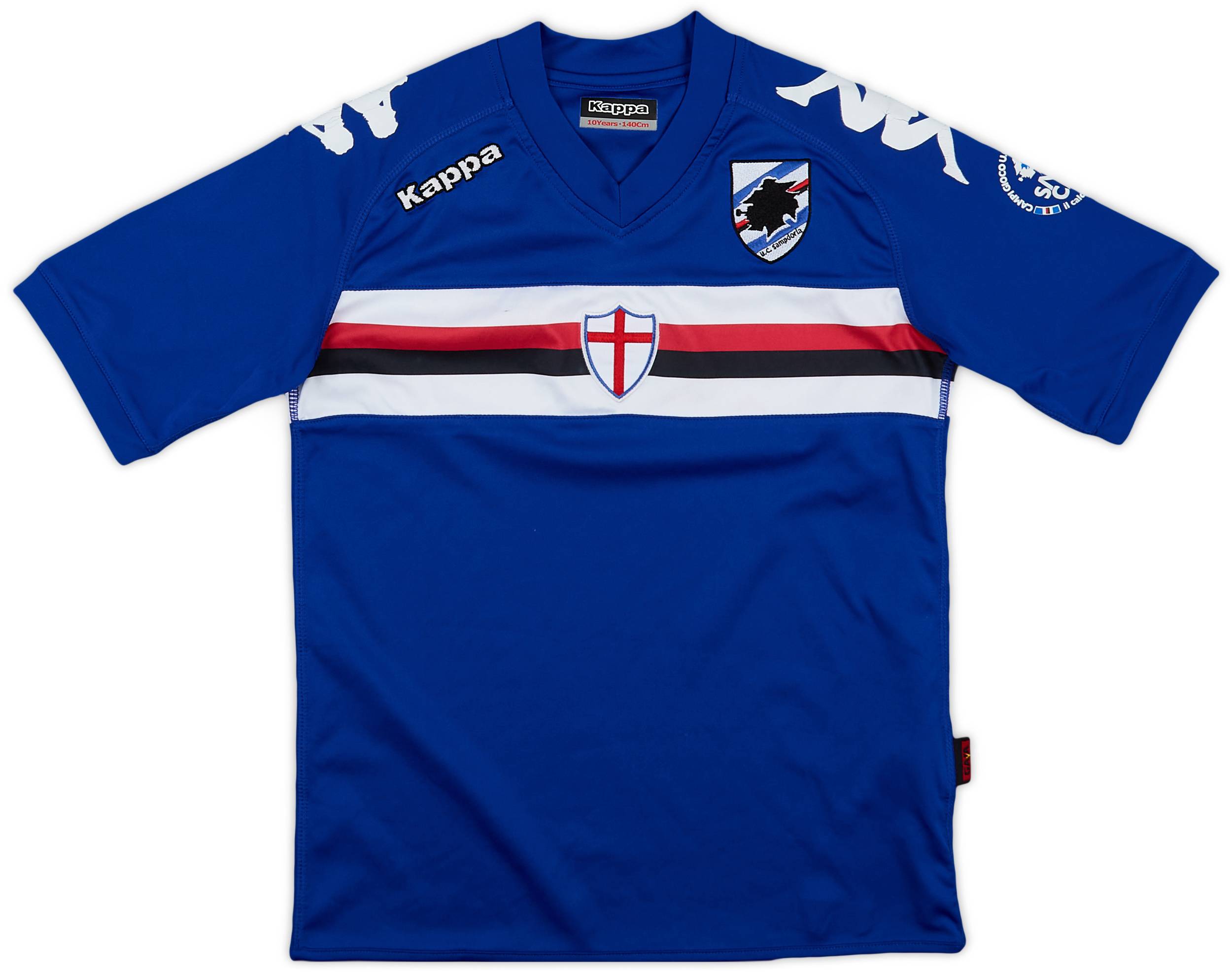 2013-14 Sampdoria 'Samp Camp' Kappa Training Shirt - 7/10 - (M.Boys)