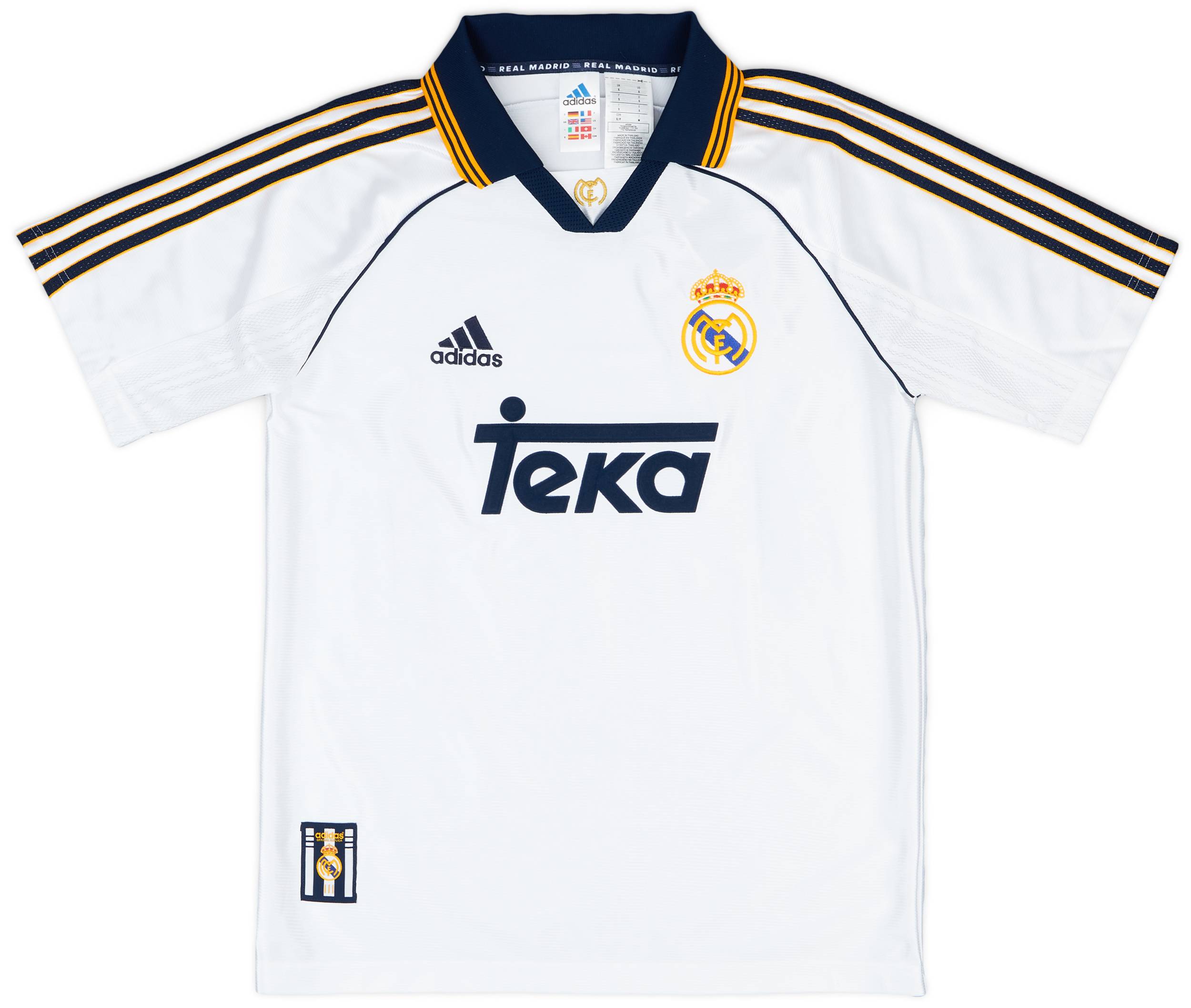 1999-00 Real Madrid adidas Reissue Home Shirt