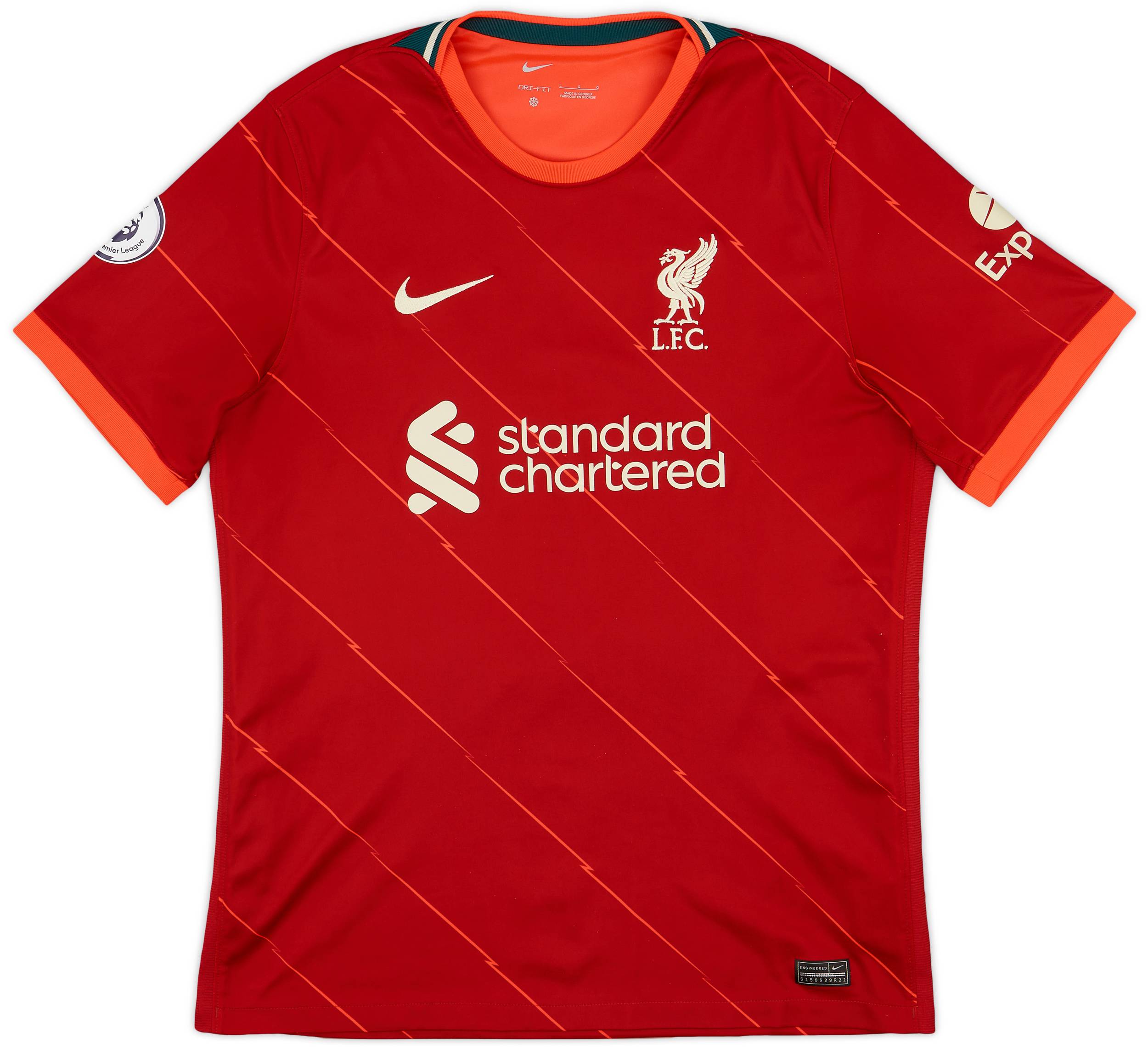 2021-22 Liverpool Home Shirt Diogo J. - 8/10 - (L)