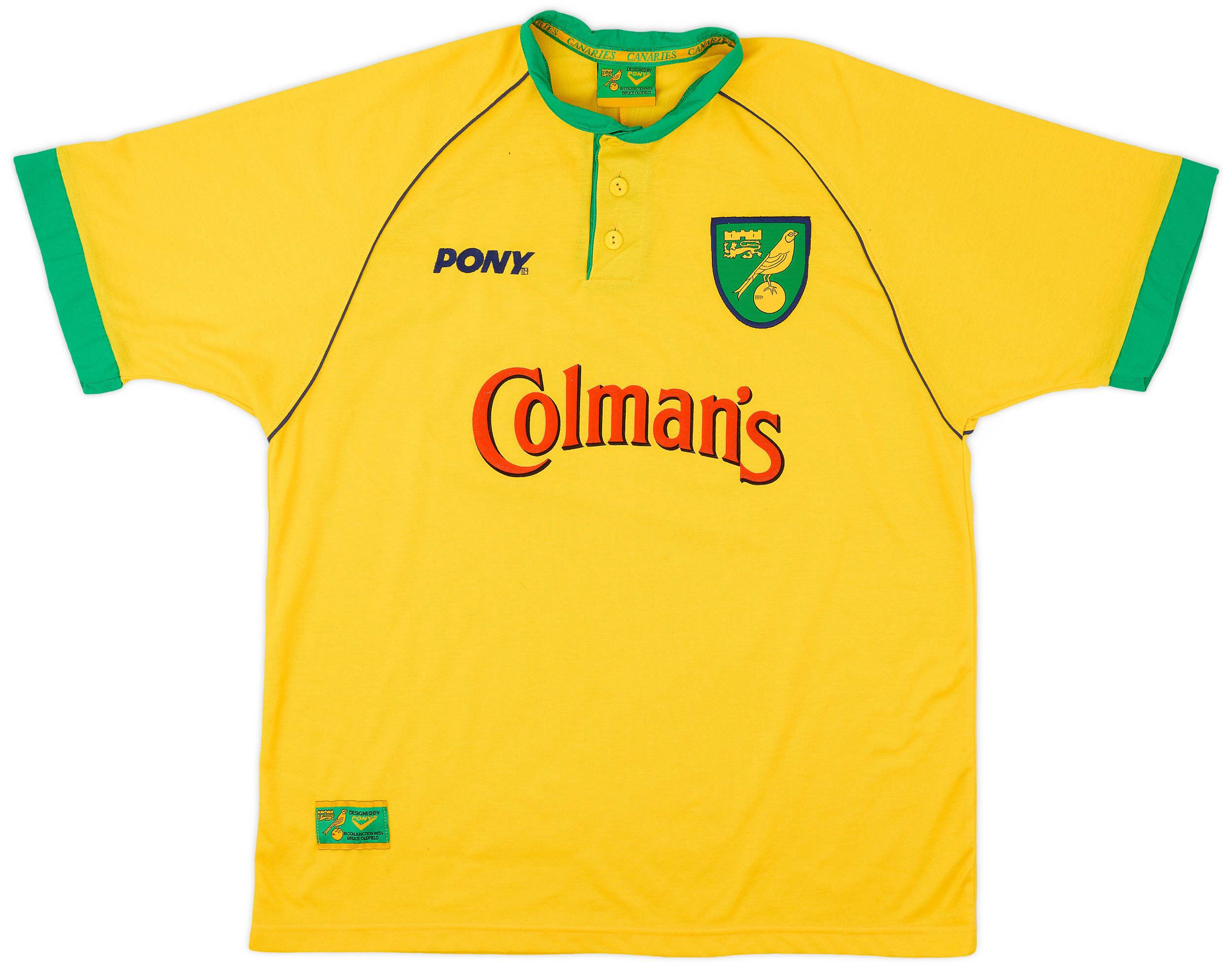 1997-99 Norwich Home Shirt - 9/10 - (XL)