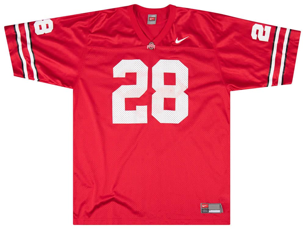 2006-08 Ohio State Buckeyes Wells #28 Nike Jersey (Home) XXL