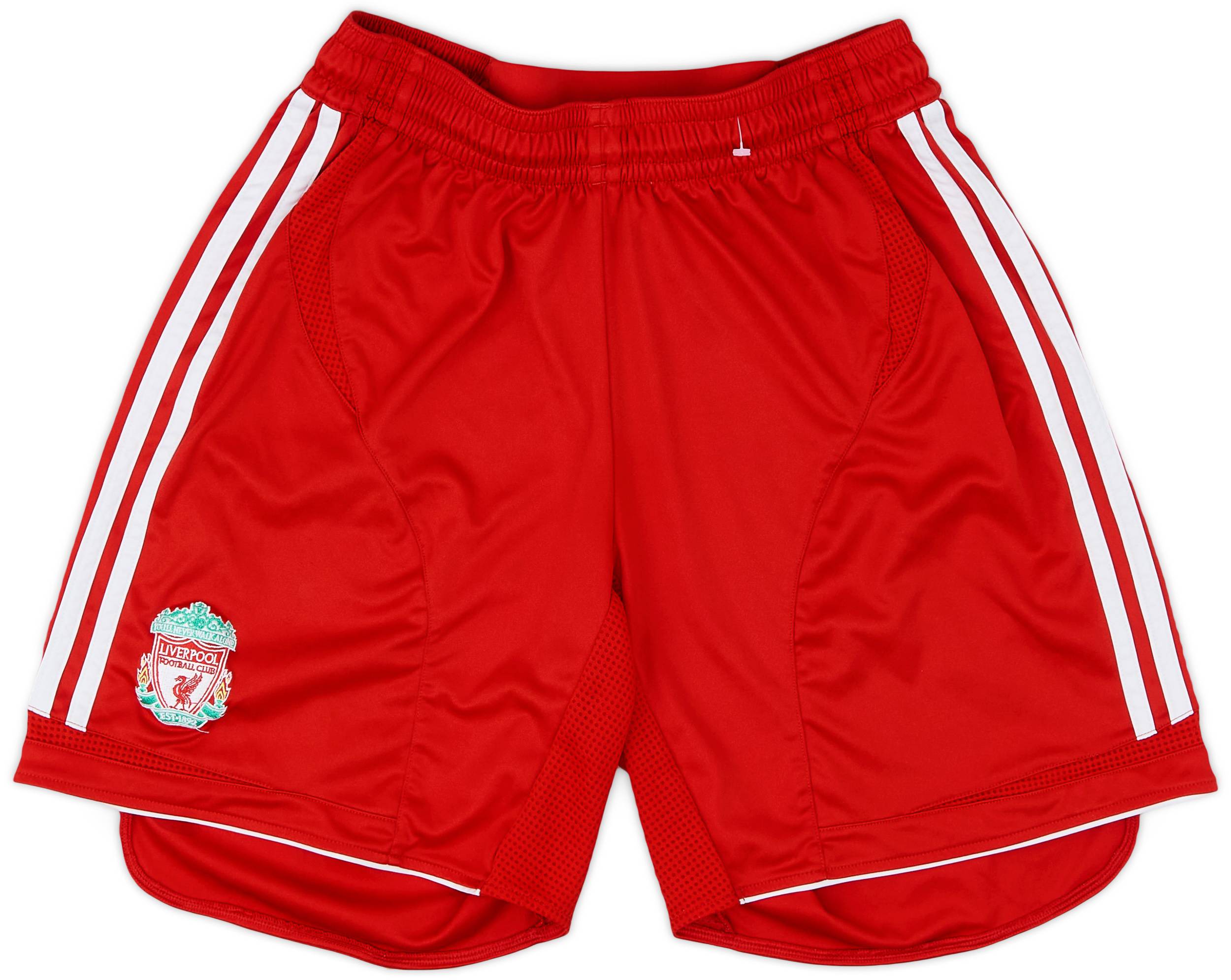 2006-08 Liverpool Home Shorts - 9/10 - (M)