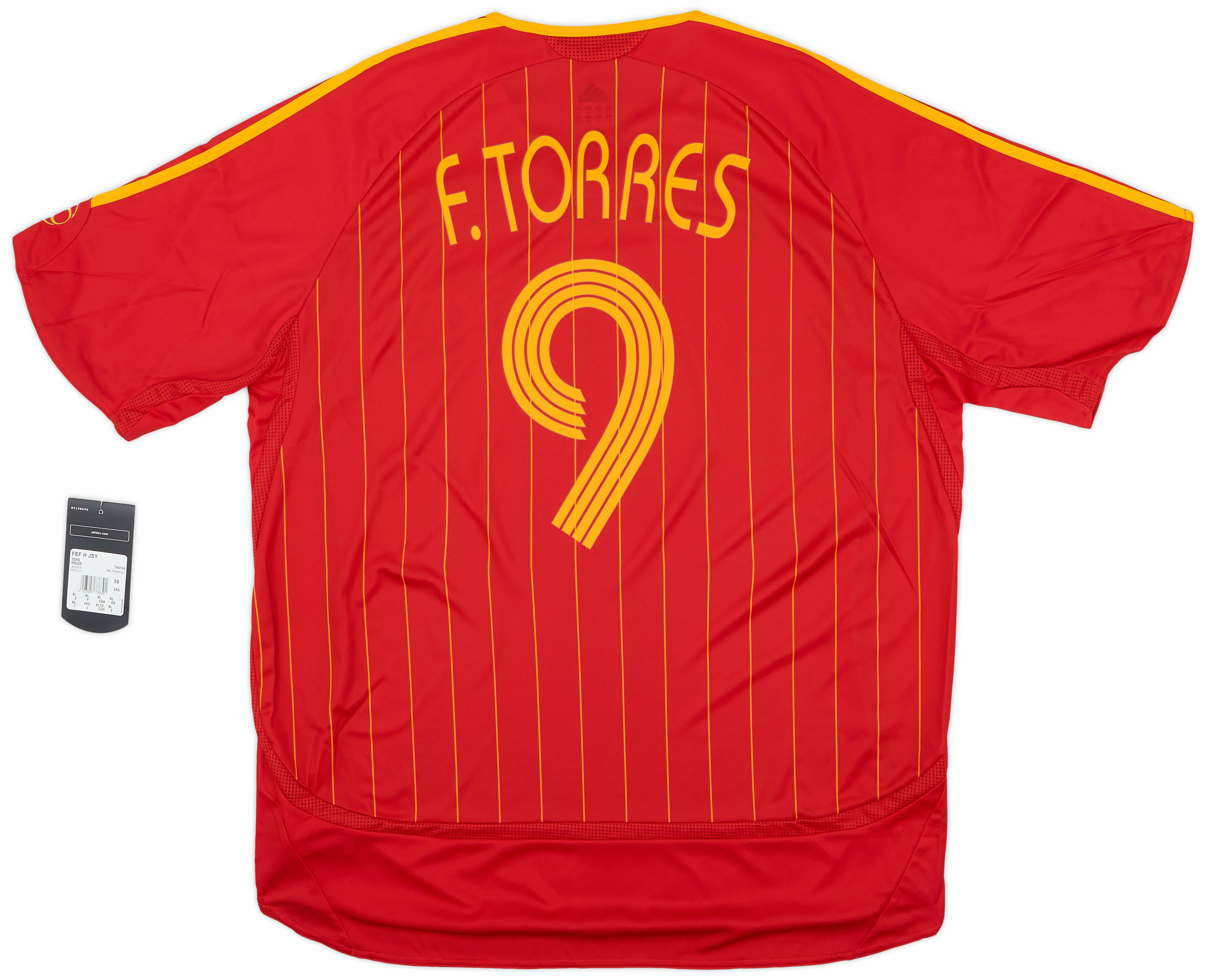 2006-08 Spain Home Shirt Torres #9 (XL)