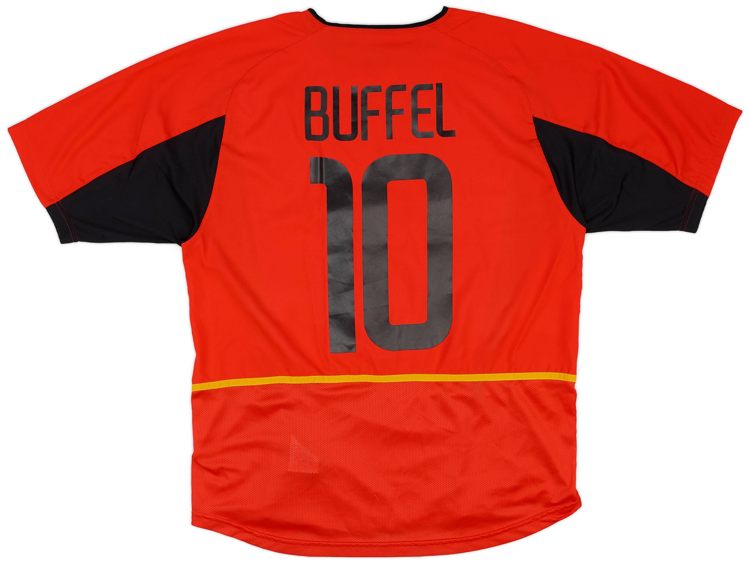 2002-04 Belgium Home Shirt Buffel #10 - 9/10 - (L)