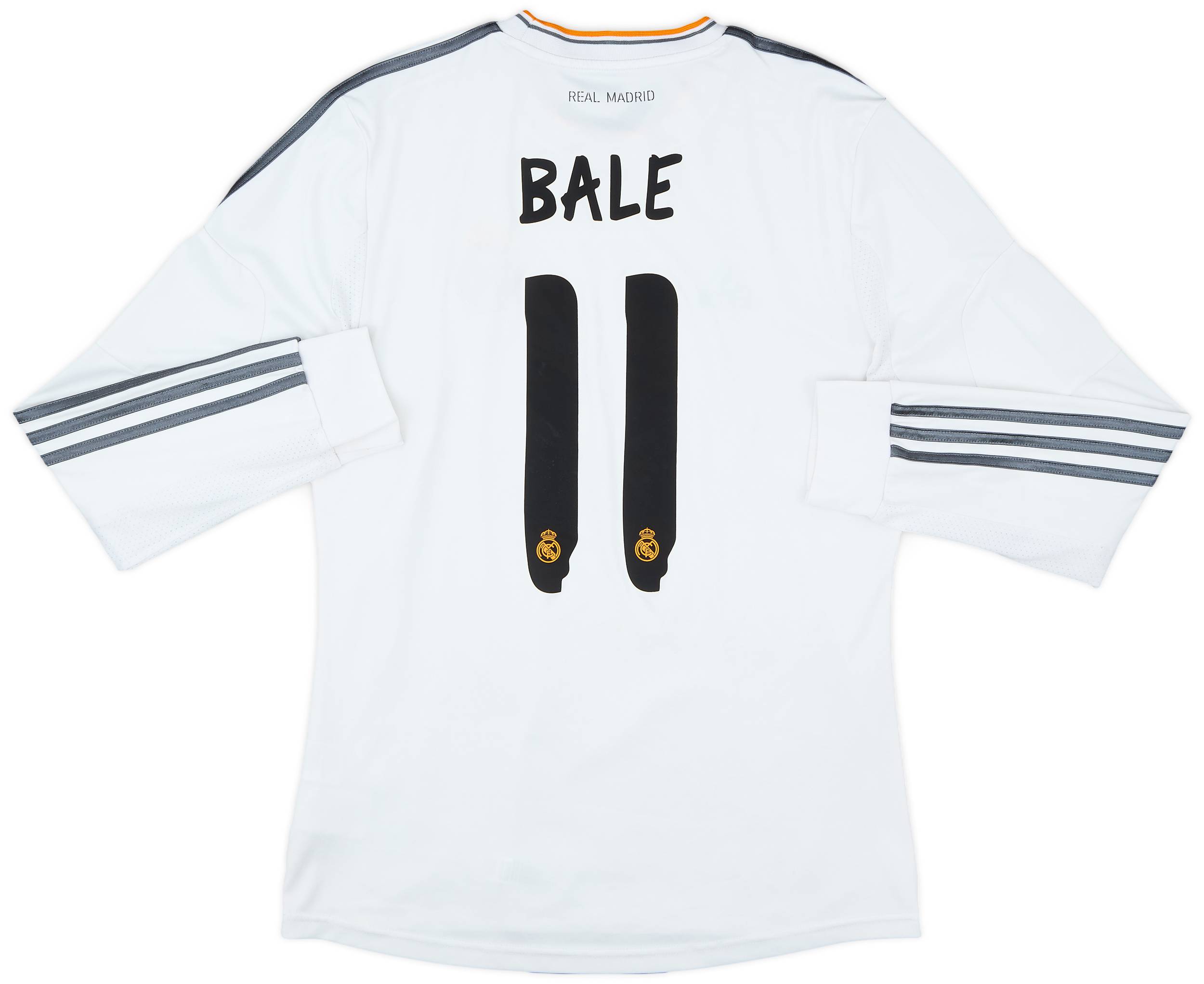 2013-14 Real Madrid Home L/S Shirt Bale #11 - 5/10 - (M)