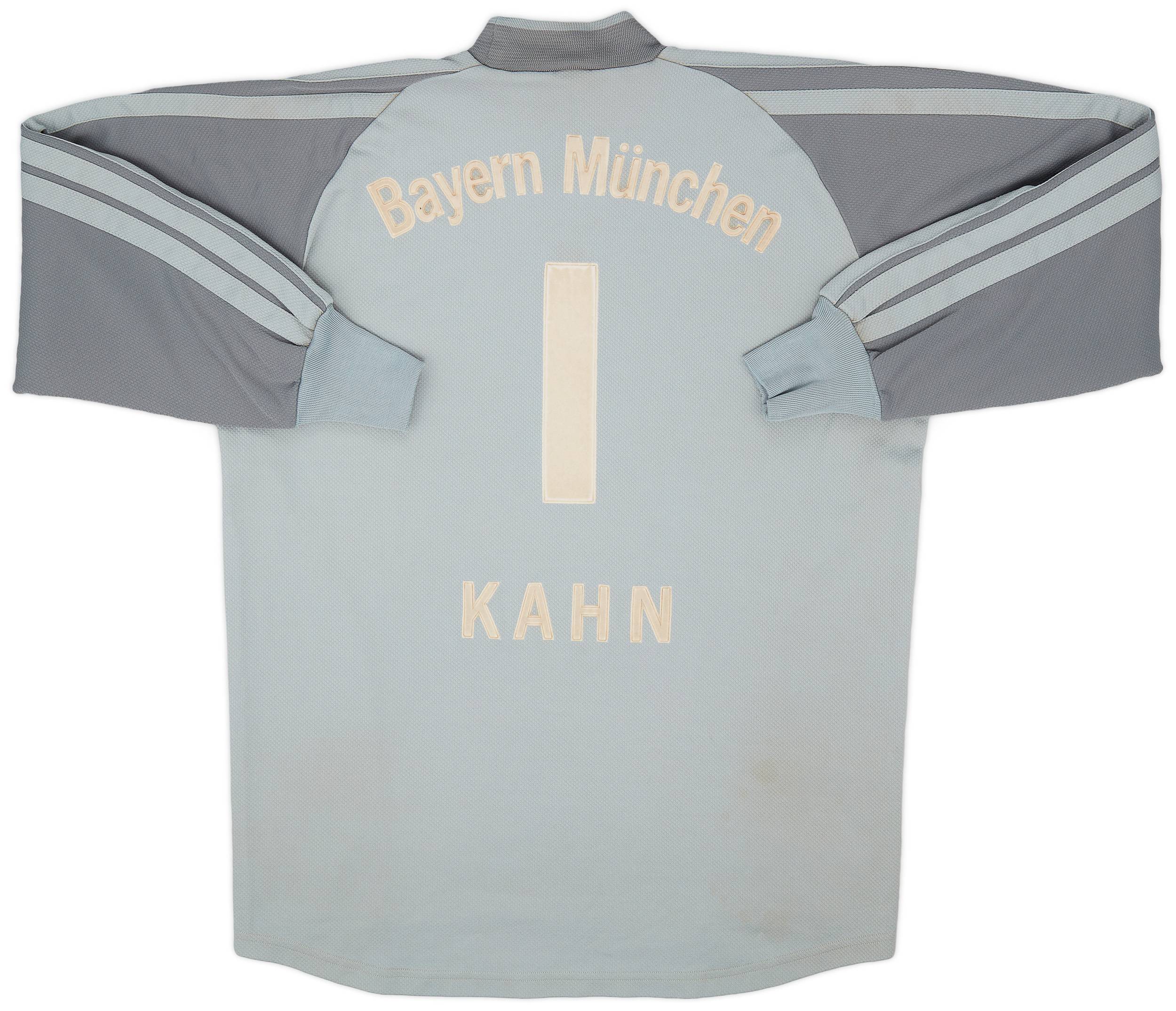 2001-02 Bayern Munich GK Shirt Kahn #1 - 7/10 - (S)