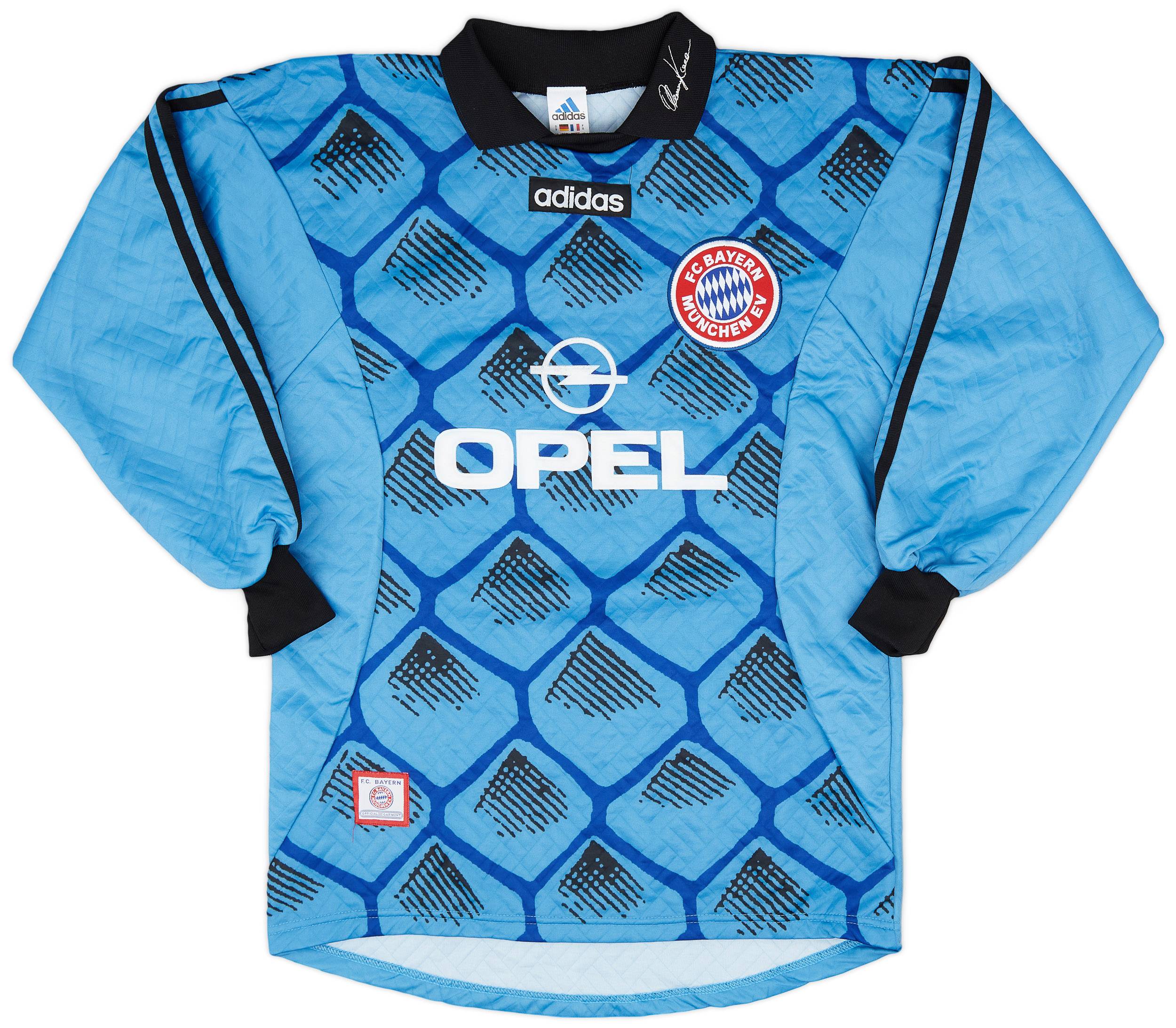 1996-98 Bayern Munich GK Shirt - 8/10 - (S)