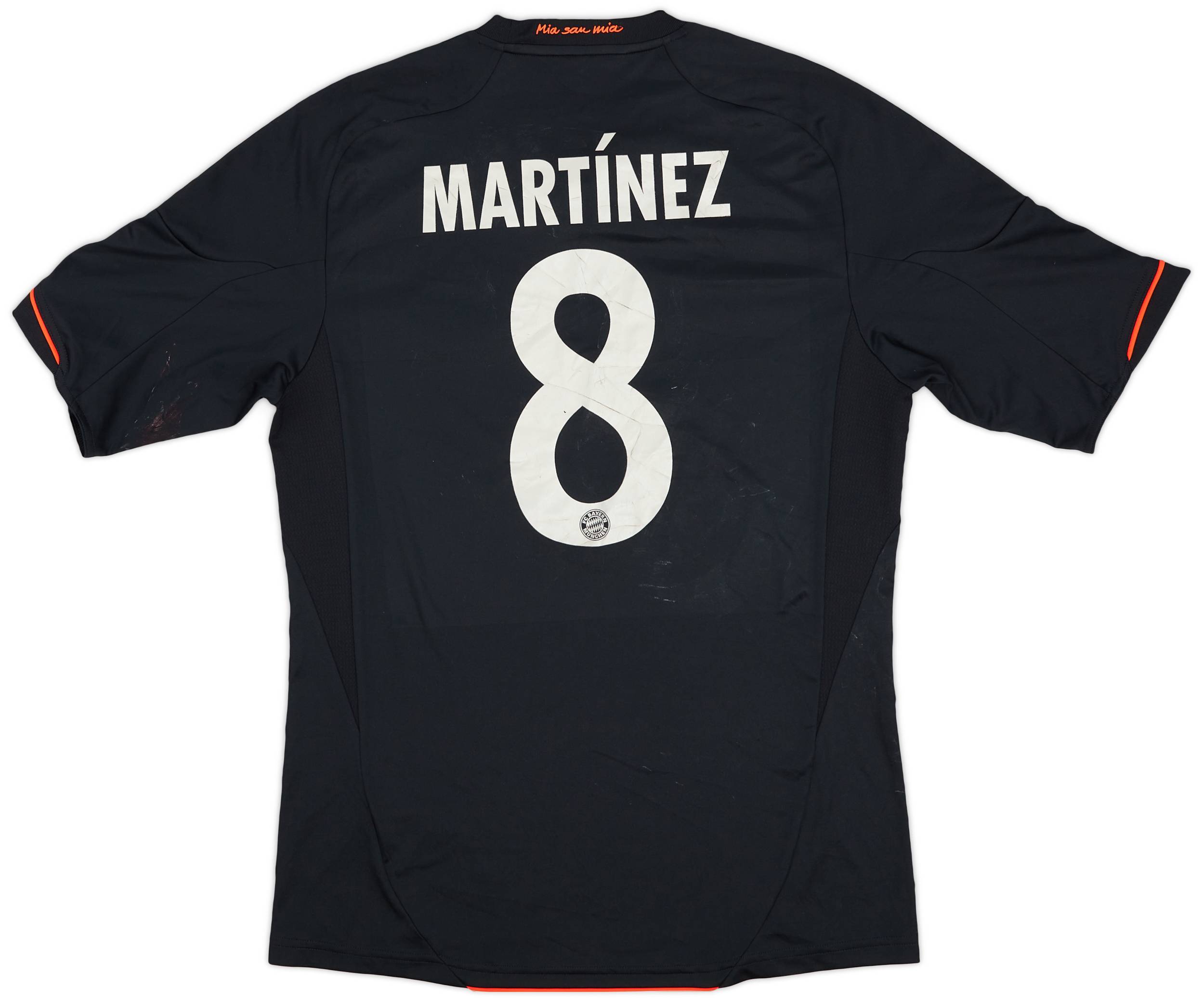 2012-13 Bayern Munich Third Shirt Martinez #8 - 8/10 - (M)