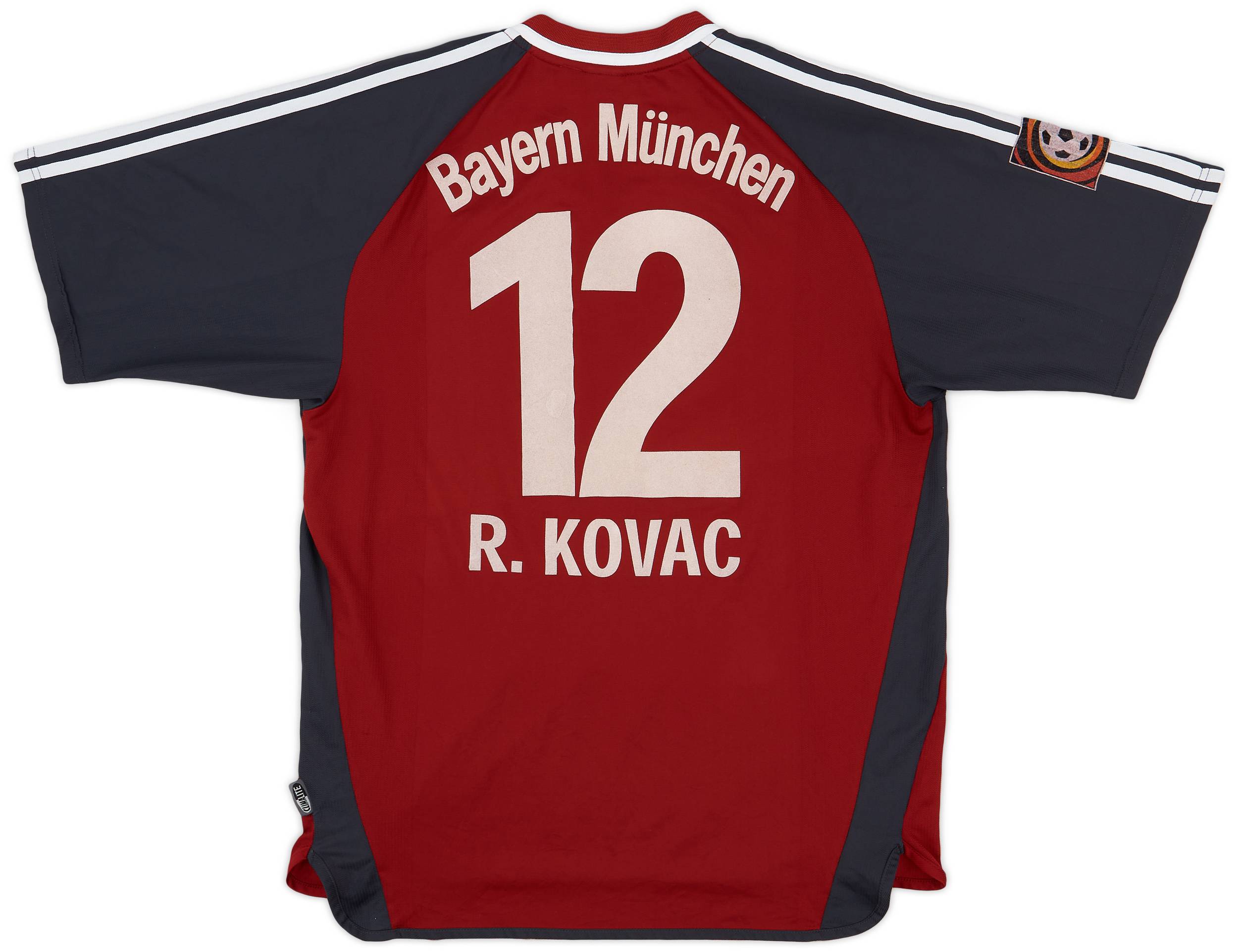 2001-02 Bayern Munich Home Shirt R. Kovac #12 - 8/10 - (XL)