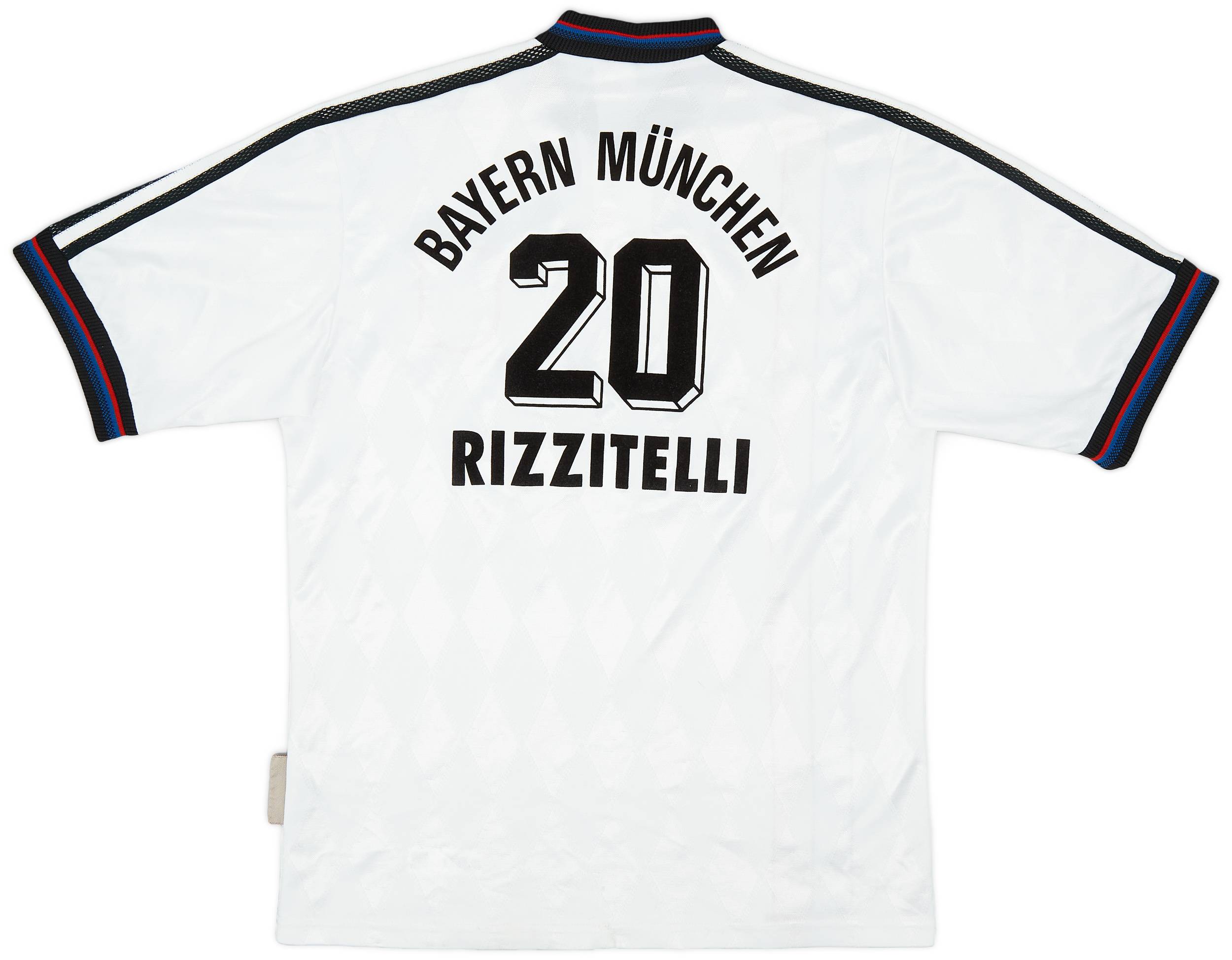 1996-98 Bayern Munich Away Shirt Rizzitelli #20 - 8/10 - (XL.Boys)