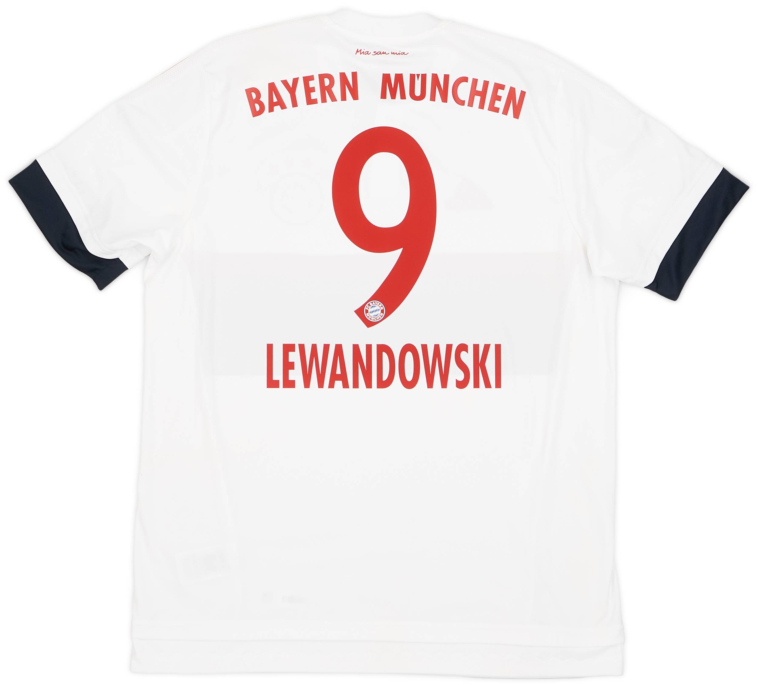 2015-16 Bayern Munich Away Shirt Lewandowski #9 - 9/10 - (L)