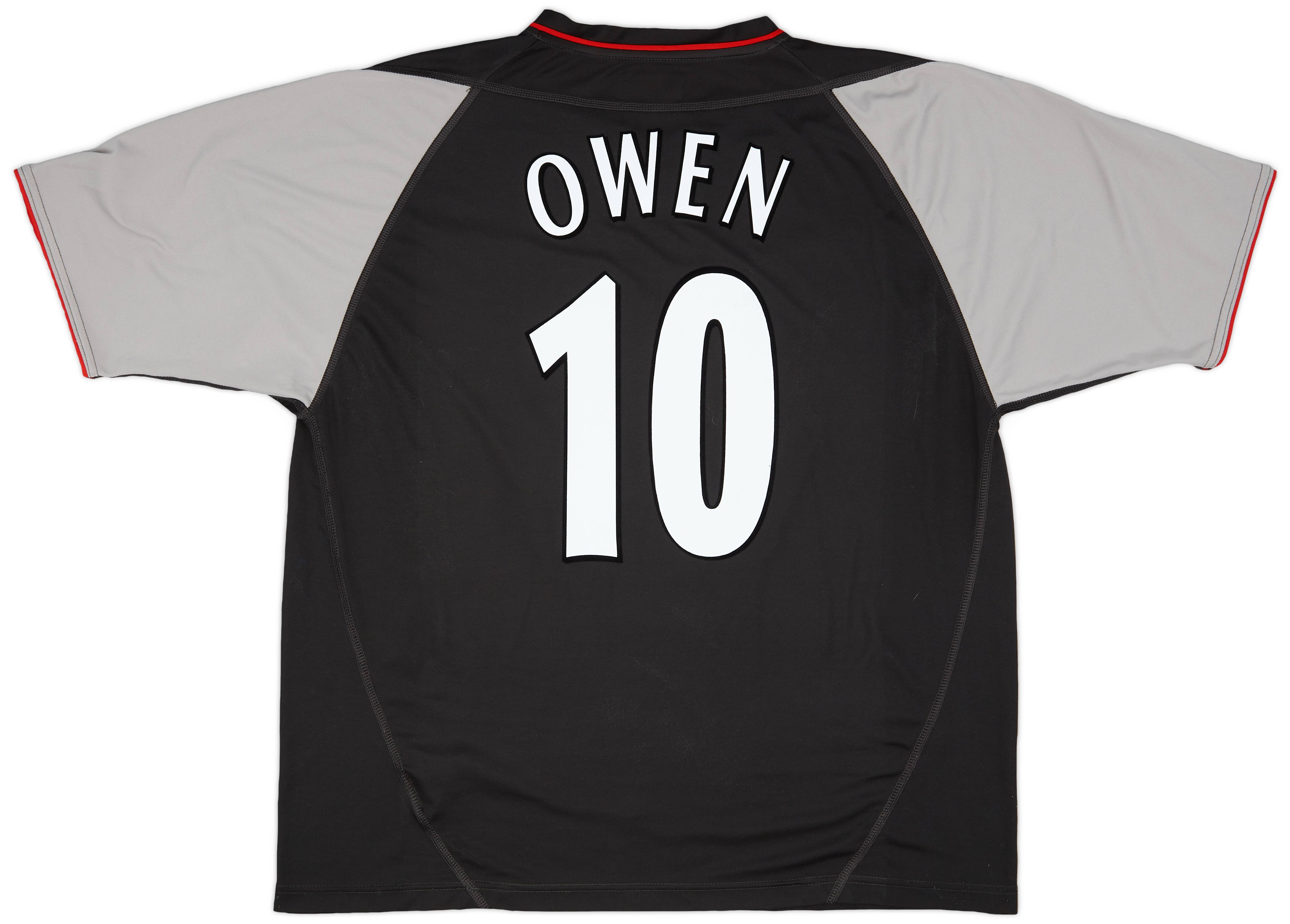 2002-04 Liverpool Away Shirt Owen #10 - 8/10 - (XL)