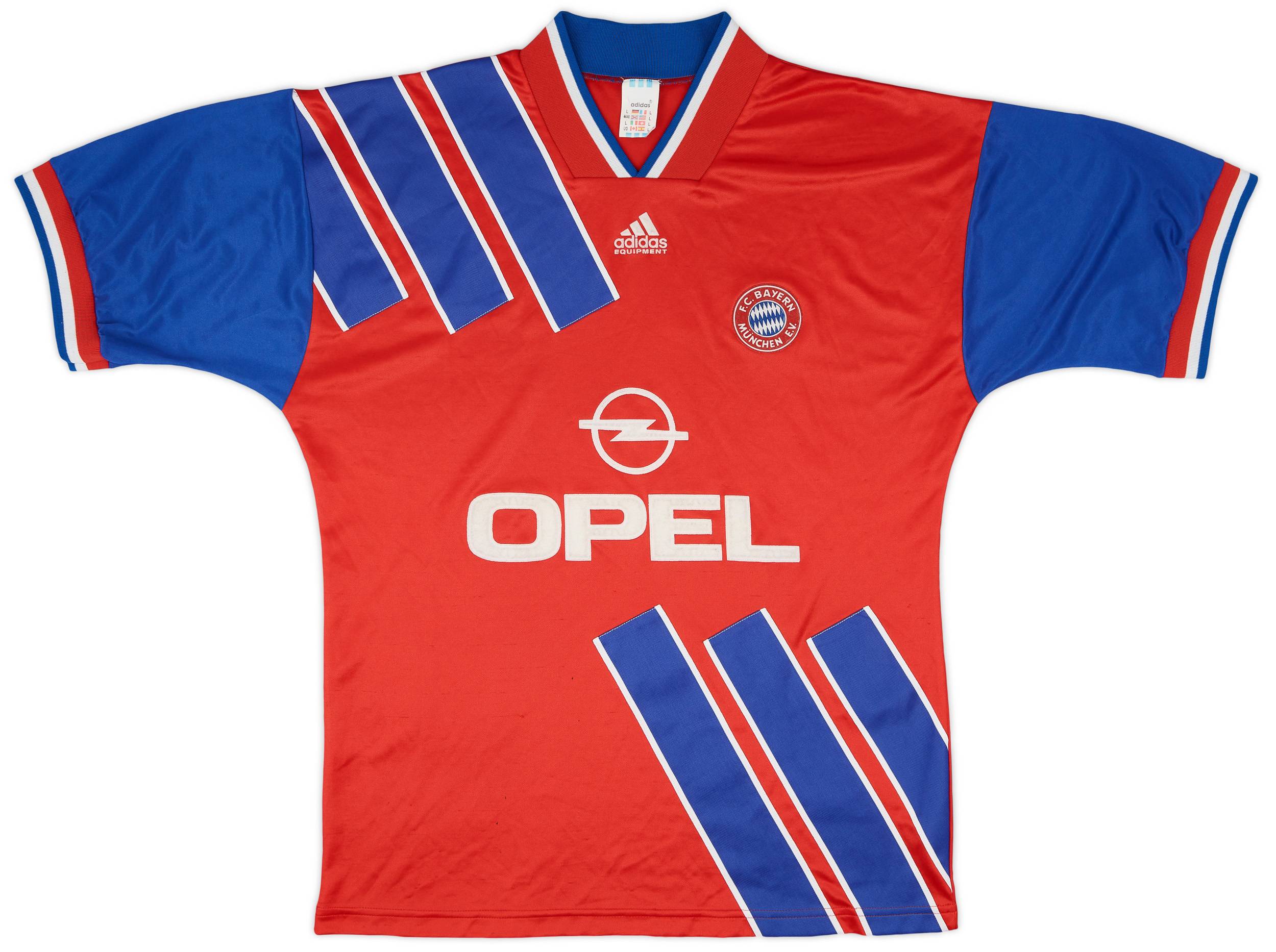 1993-95 Bayern Munich Home Shirt - 7/10 - (L/XL)