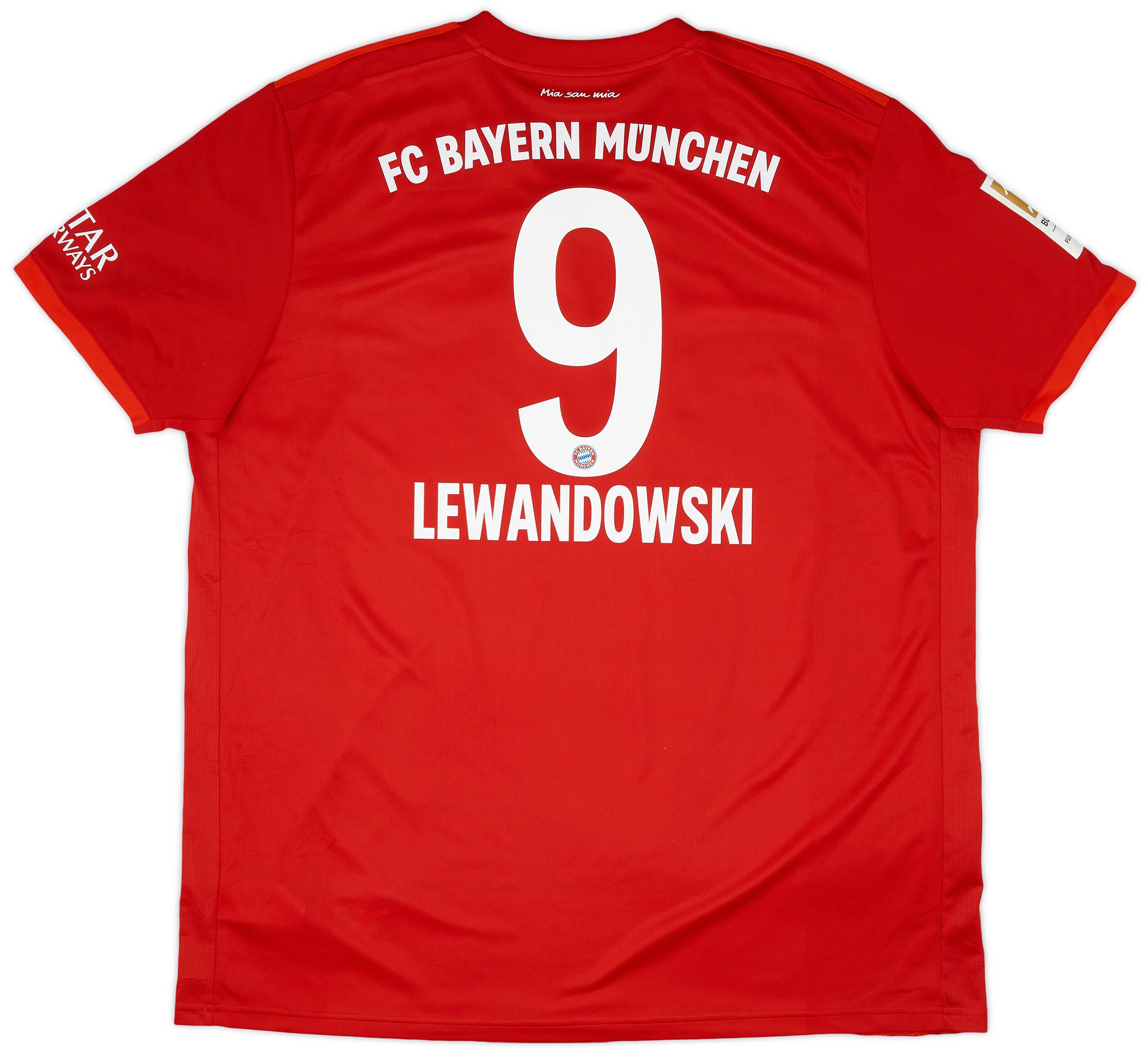 2019-20 Bayern Munich Home Shirt Lewandowski #9 - 7/10 - (XXL)