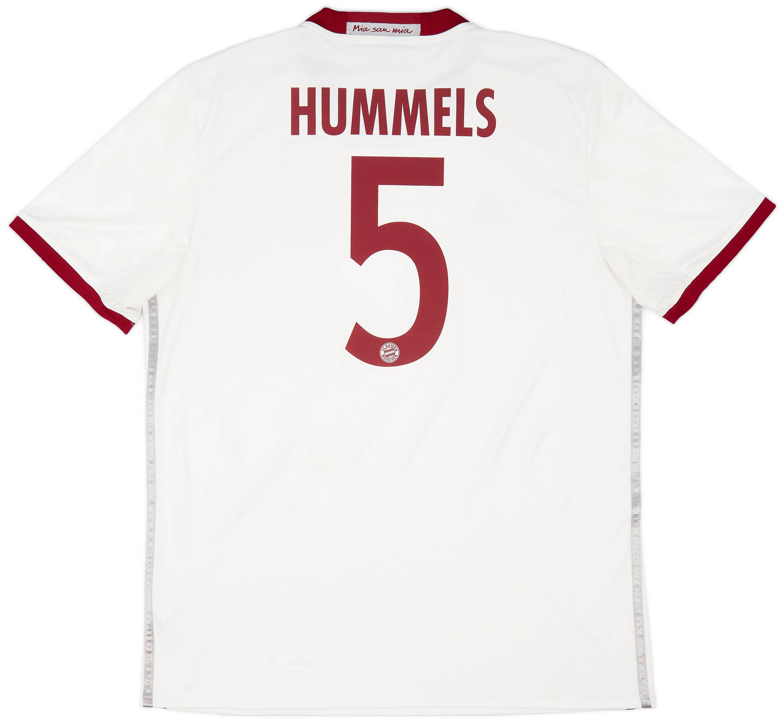 2016-17 Bayern Munich Third Shirt Hummels #5 - 8/10 - (L)