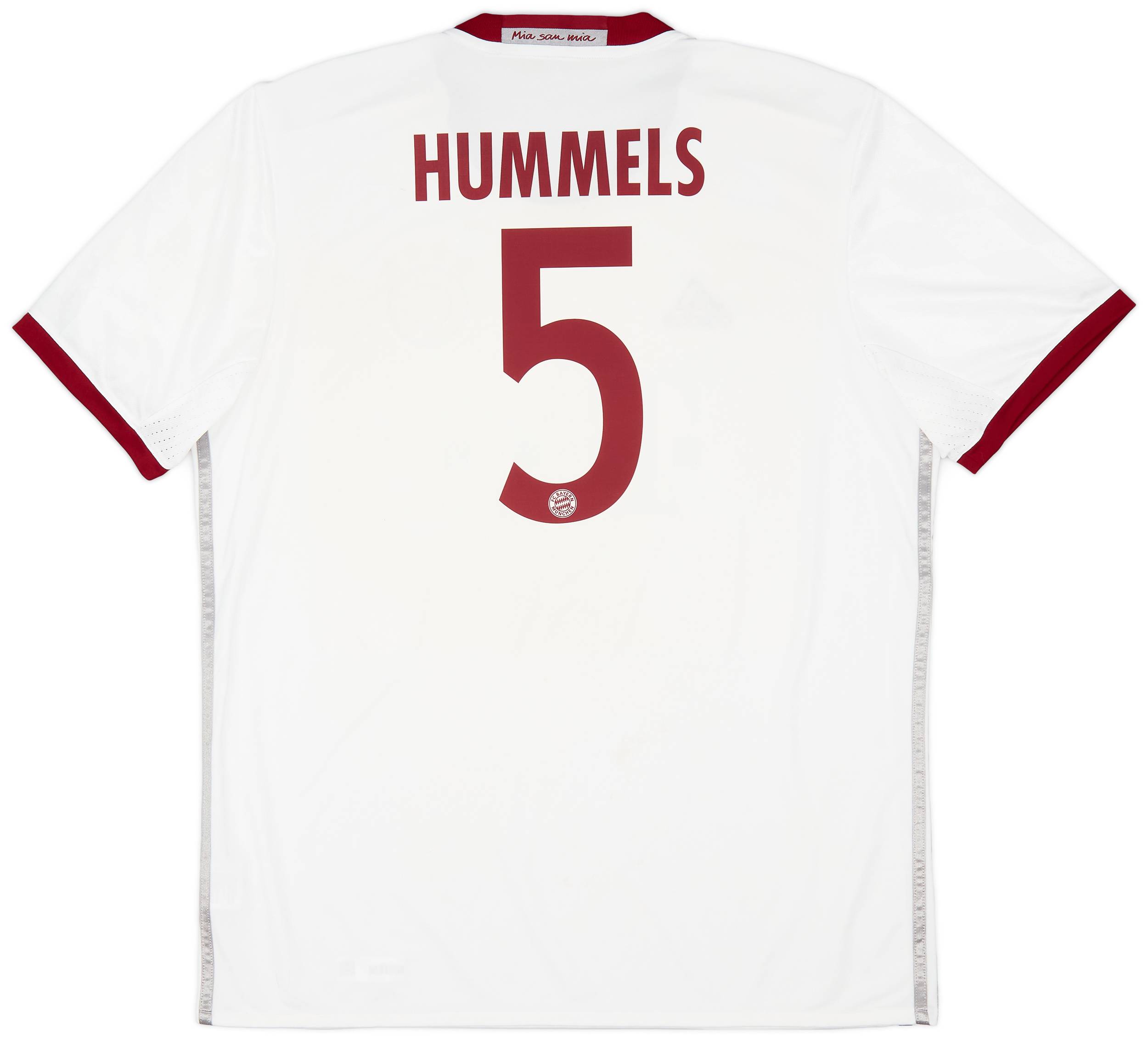 2016-17 Bayern Munich Third Shirt Hummels #5 - 8/10 - (XL)