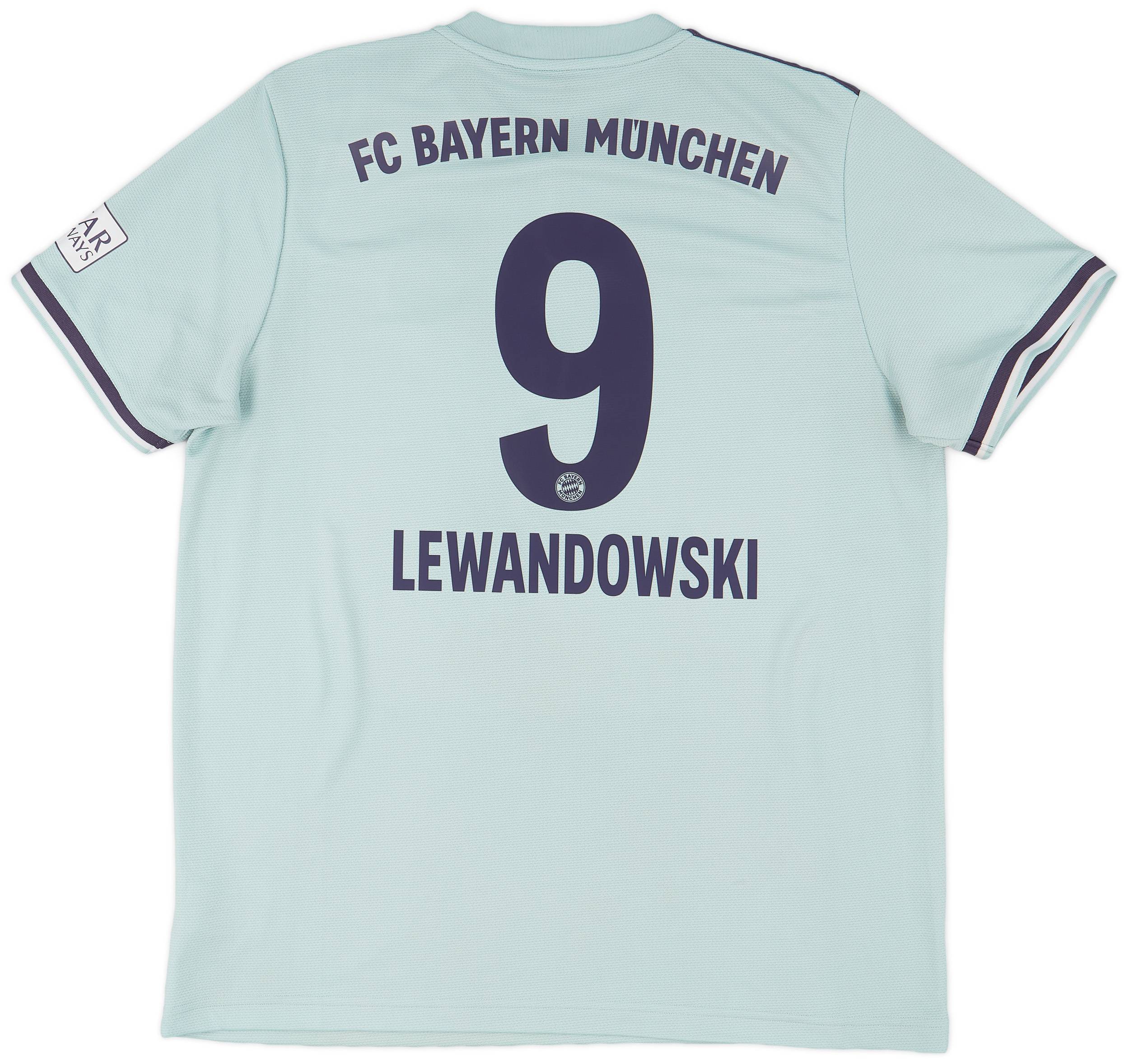 2018-19 Bayern Munich Away Shirt Lewandowski #9 - 9/10 - (XL)