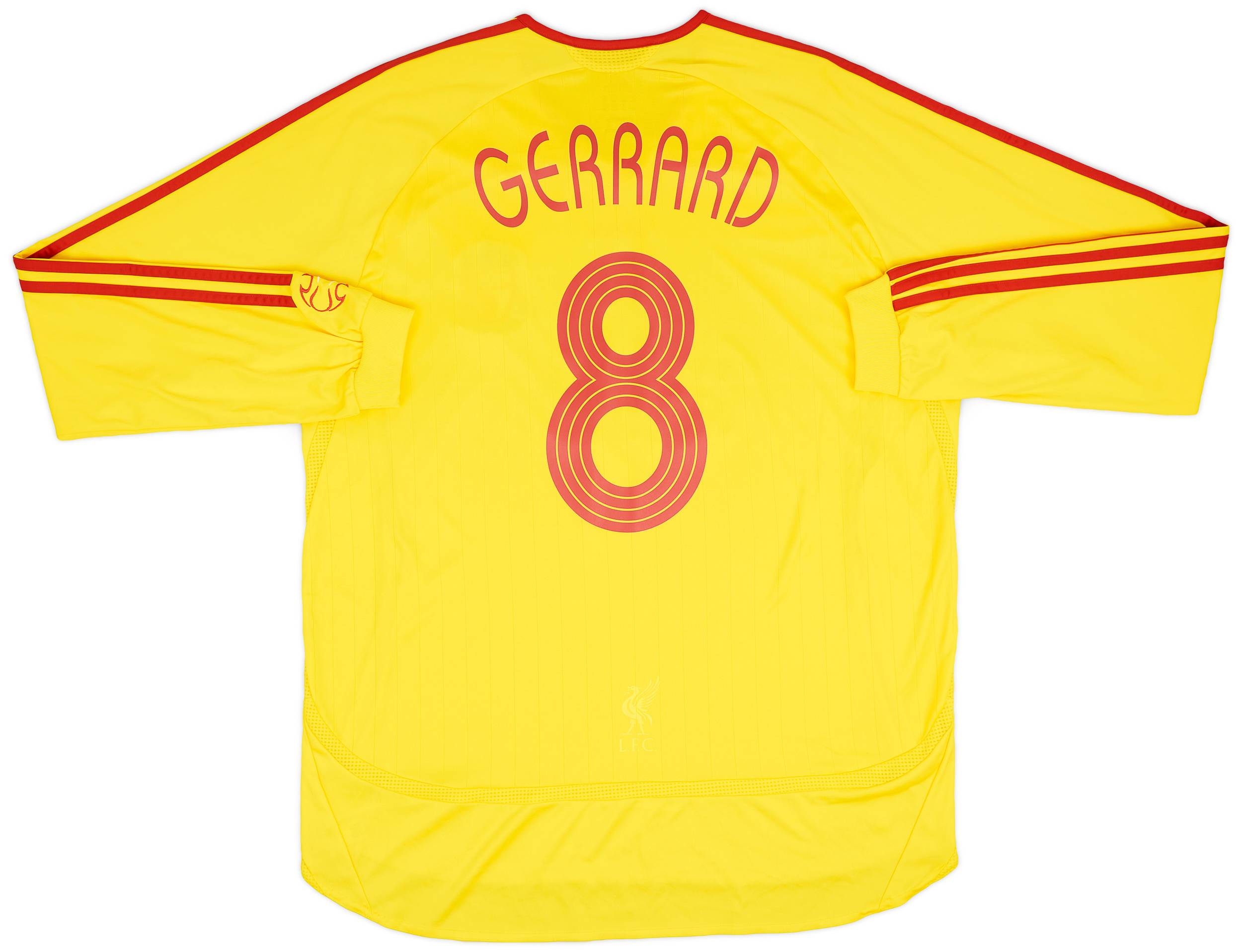 2006-07 Liverpool Away L/S Shirt Gerrard #8 - 9/10 - (XL)