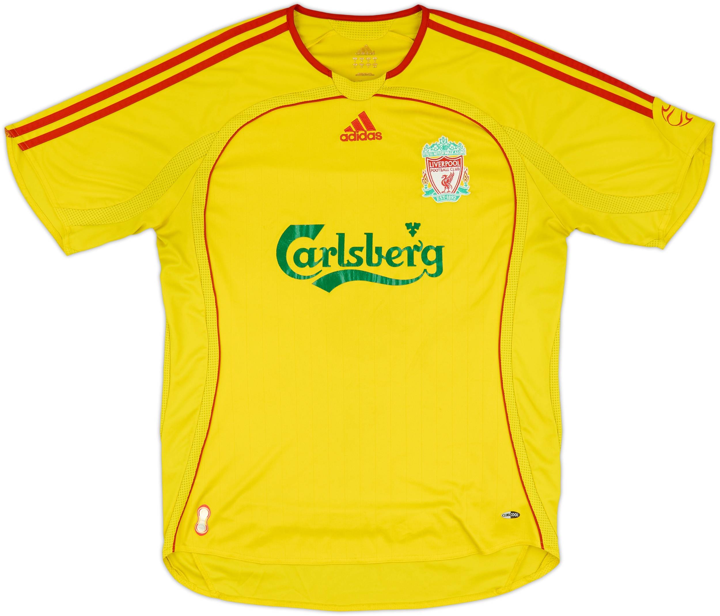 2006-07 Liverpool Away Shirt Gerrard #8 - 6/10 - (M)